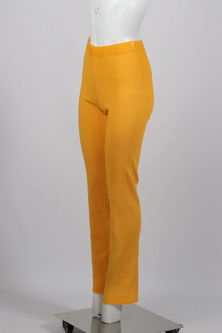 COTTON CITIZEN RIBBED COTTON BLEND FLARED PANTS XSMALL - Image 3