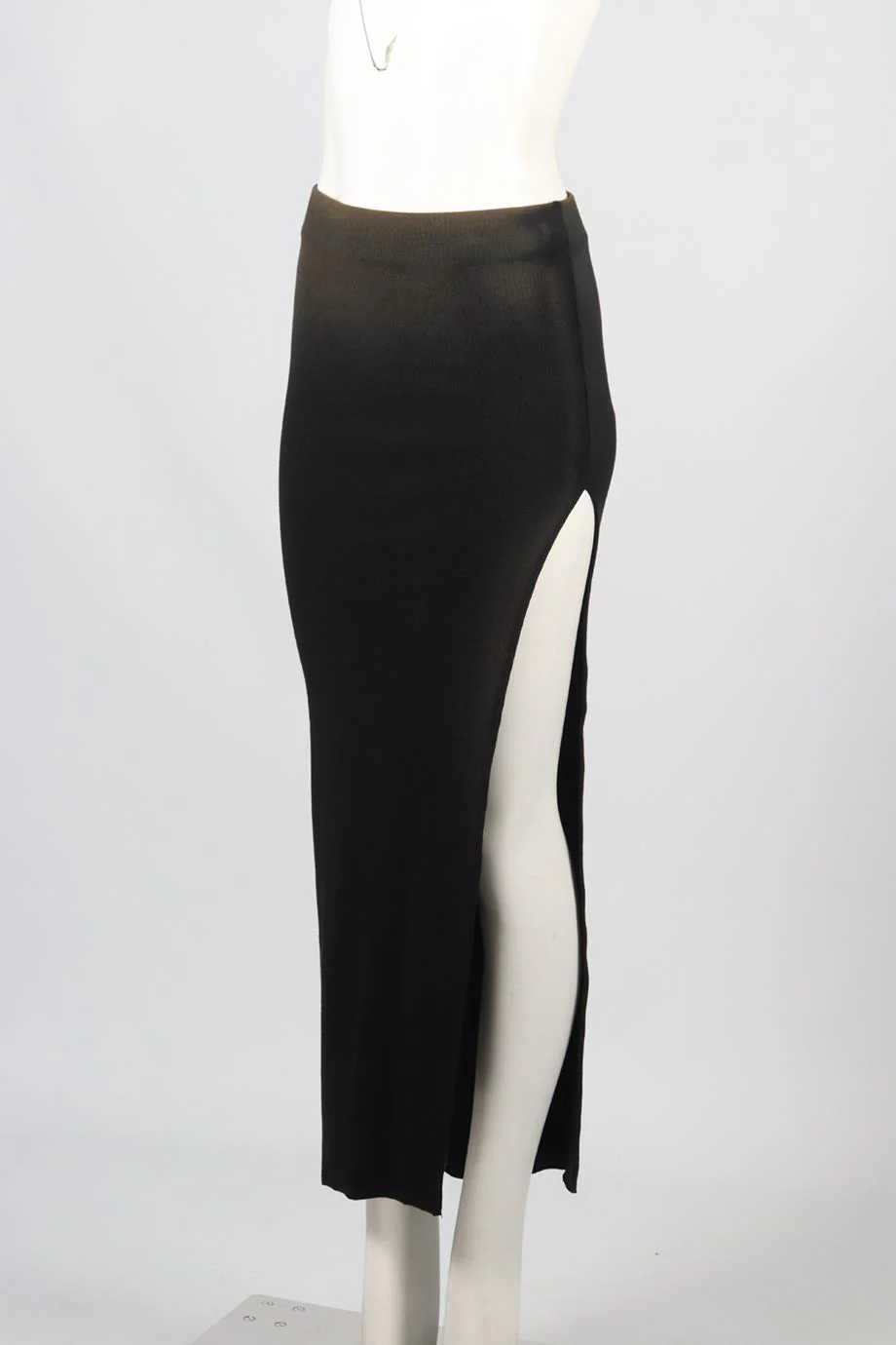 COTTON CITIZEN RIBBED COTTON MAXI SKIRT XSMALL - Image 3