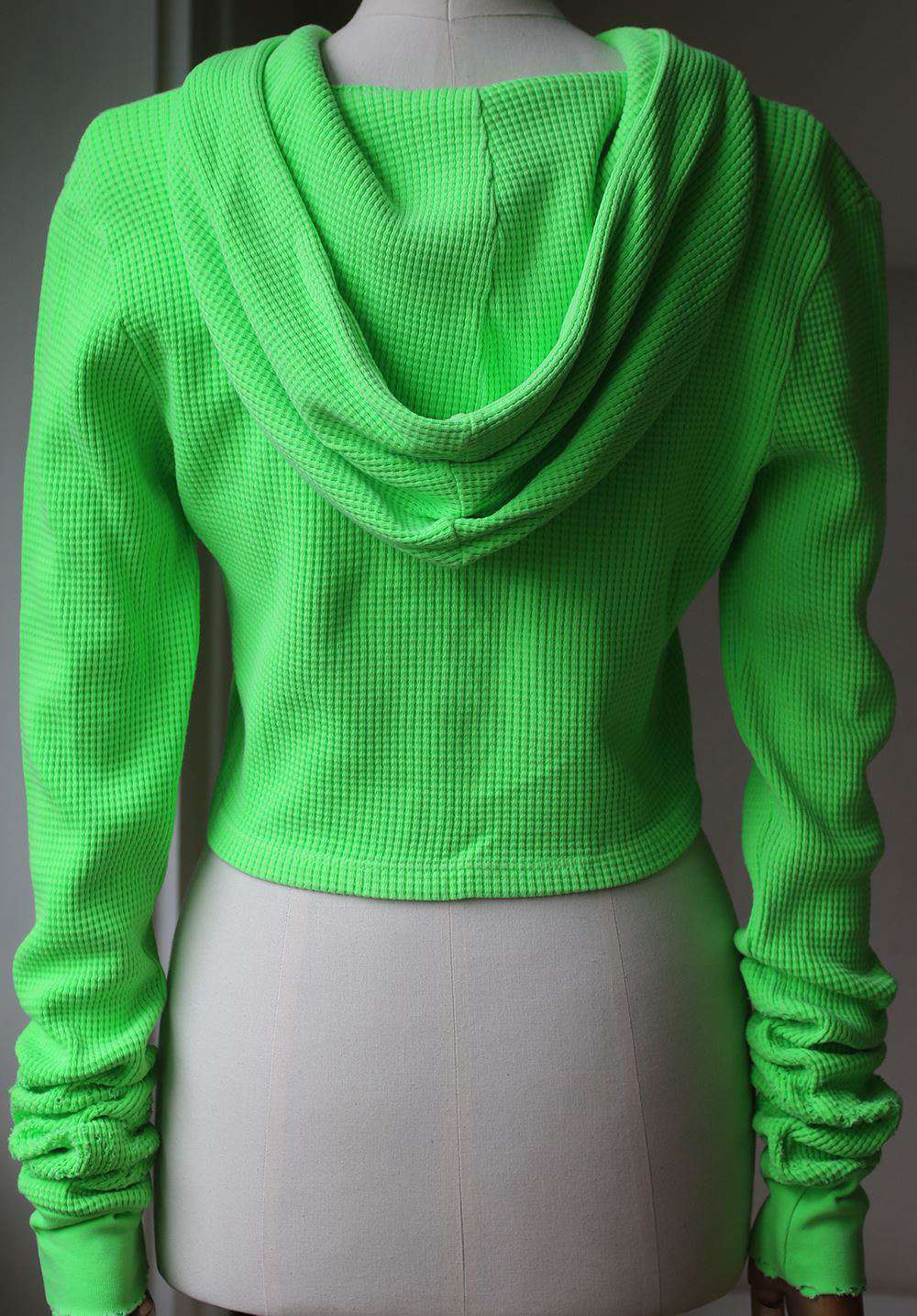 COTTON CITIZEN THE MONACO CROP HOODIE SMALL - Image 3