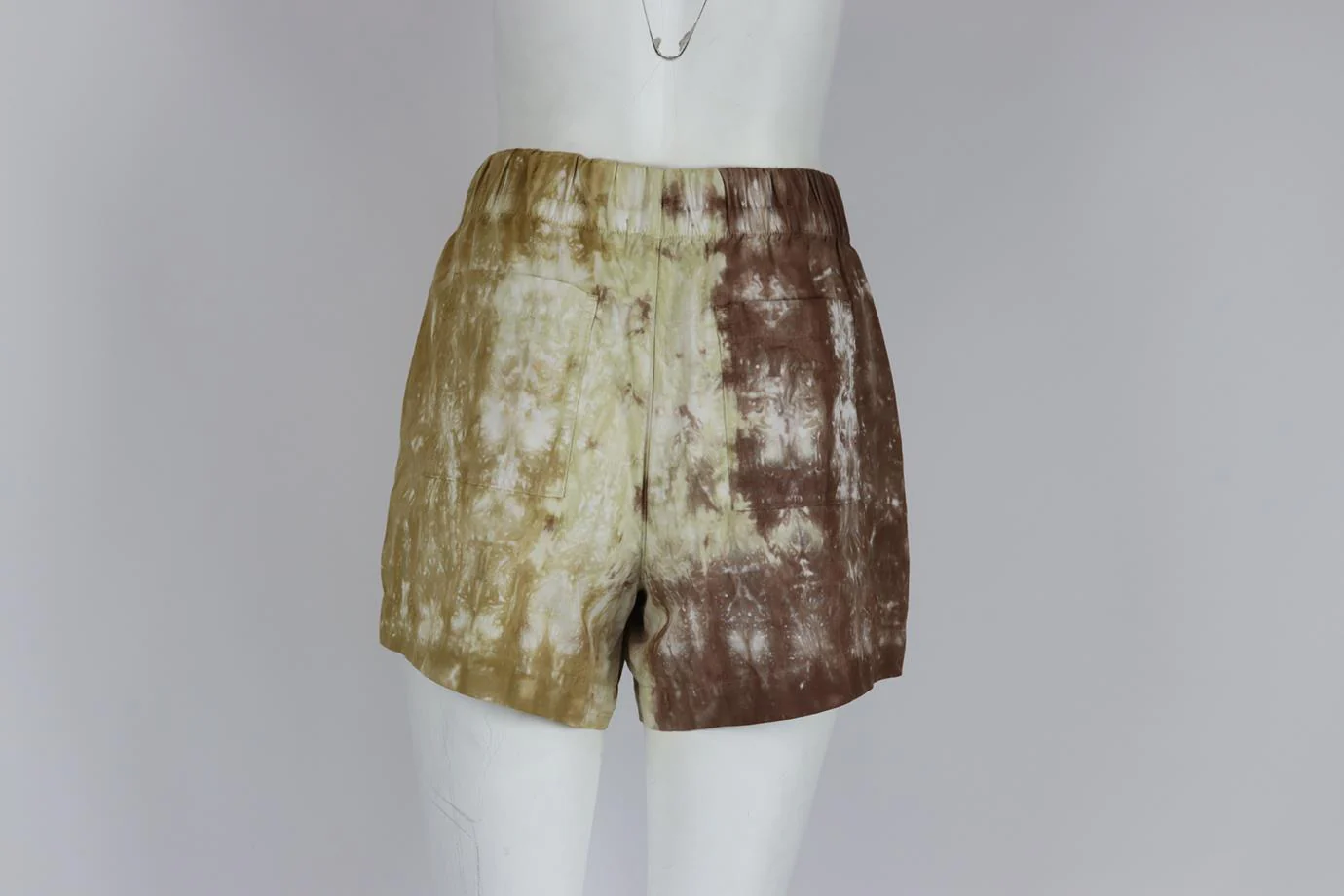 COTTON CITIZEN TIE DYED COTTON BLEND SHORTS XSMALL - Image 4