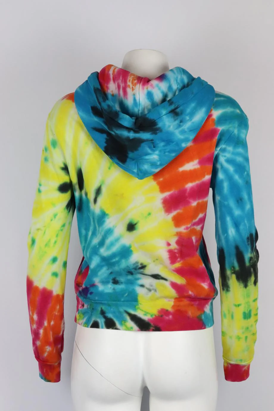 COTTON CITIZEN TIE DYED COTTON JERSEY HOODIE SMALL - Image 4