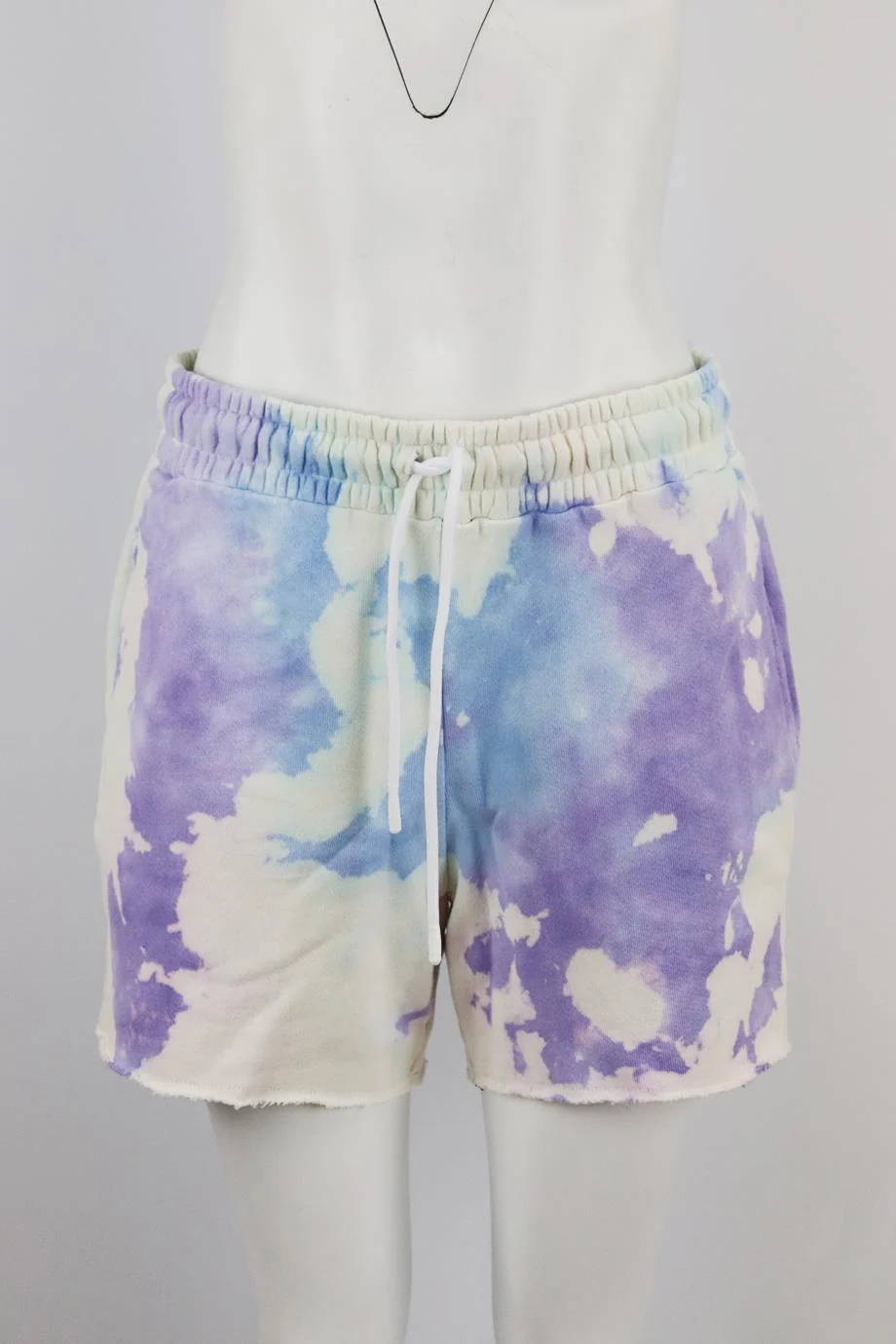 COTTON CITIZEN TIE DYED COTTON JERSEY SHORTS LARGE - Image 2
