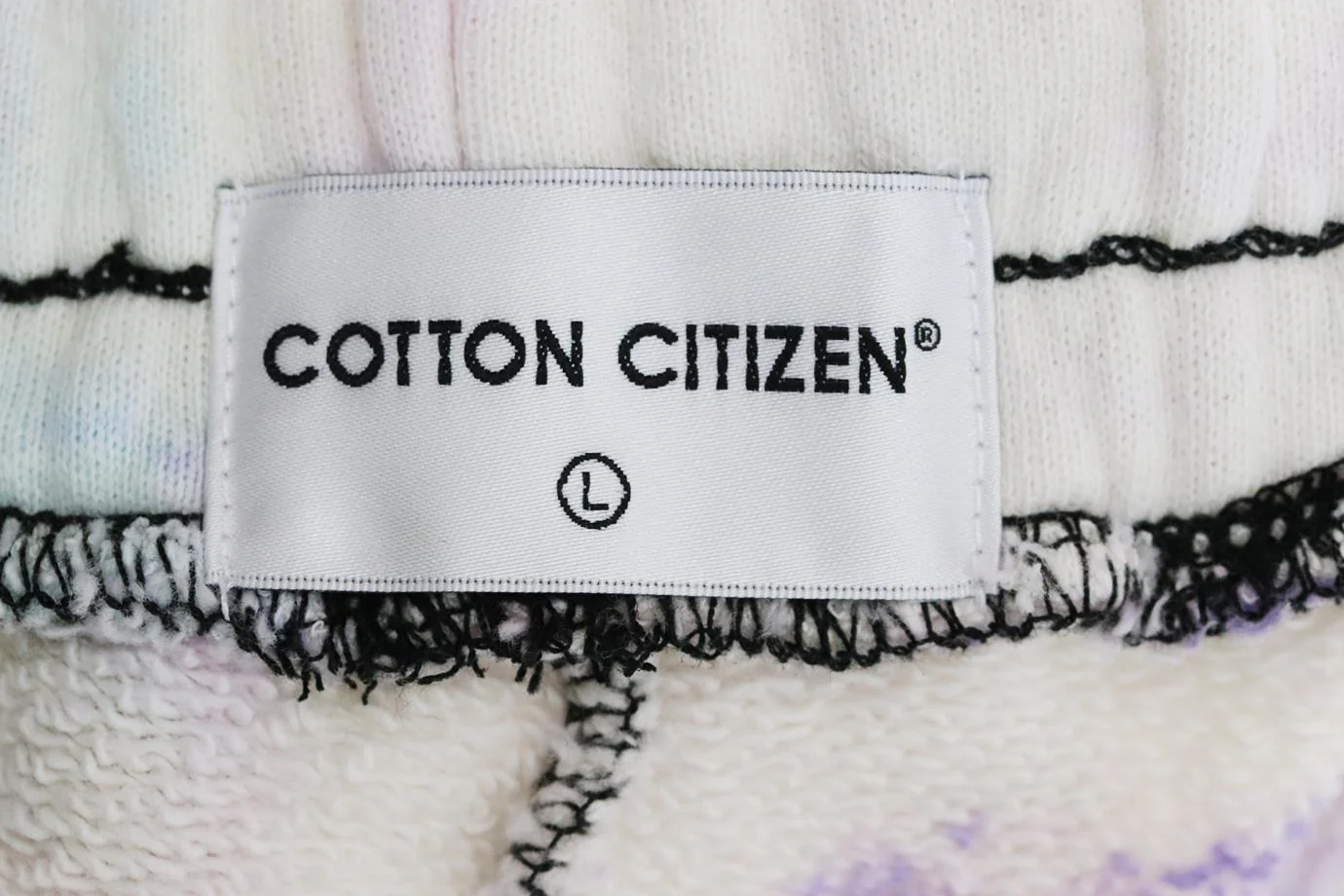 COTTON CITIZEN TIE DYED COTTON JERSEY SHORTS LARGE - Image 5