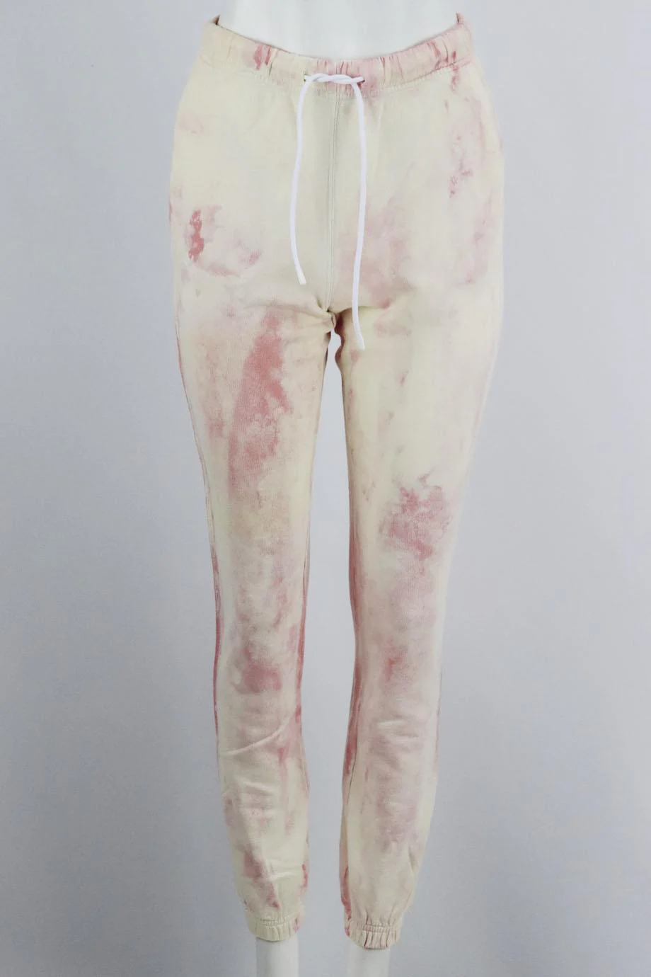 COTTON CITIZEN TIE DYED COTTON JERSEY TRACK PANTS SMALL - Image 2