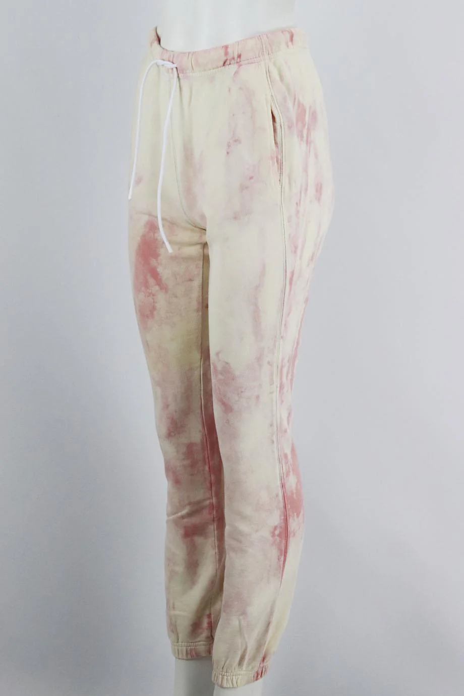 COTTON CITIZEN TIE DYED COTTON JERSEY TRACK PANTS SMALL - Image 3