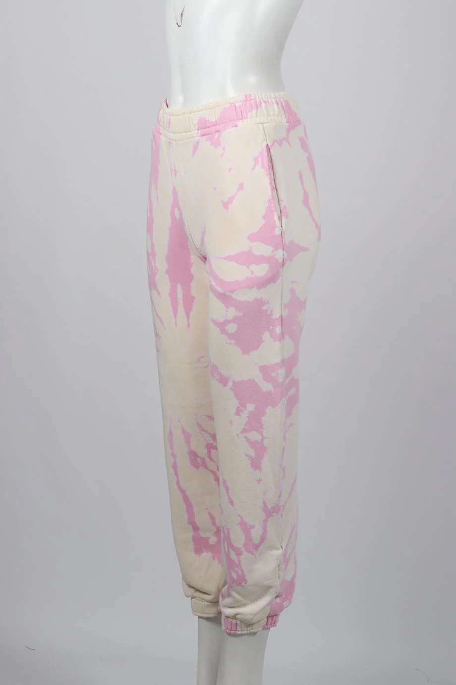COTTON CITIZEN TIE DYED COTTON TRACK PANTS SMALL - Image 3