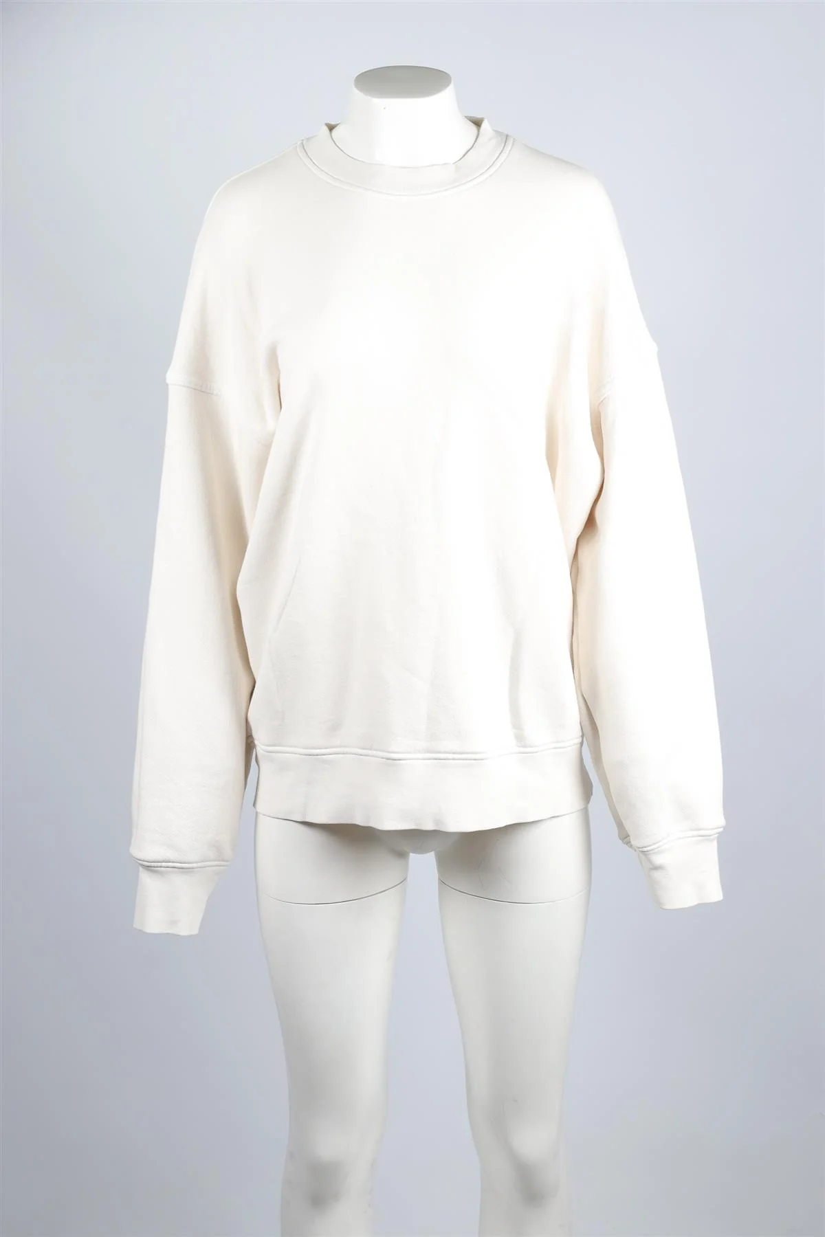 COTTON CITIZEN WHITE COTTON SWEATSHIRT SMALL - Image 2