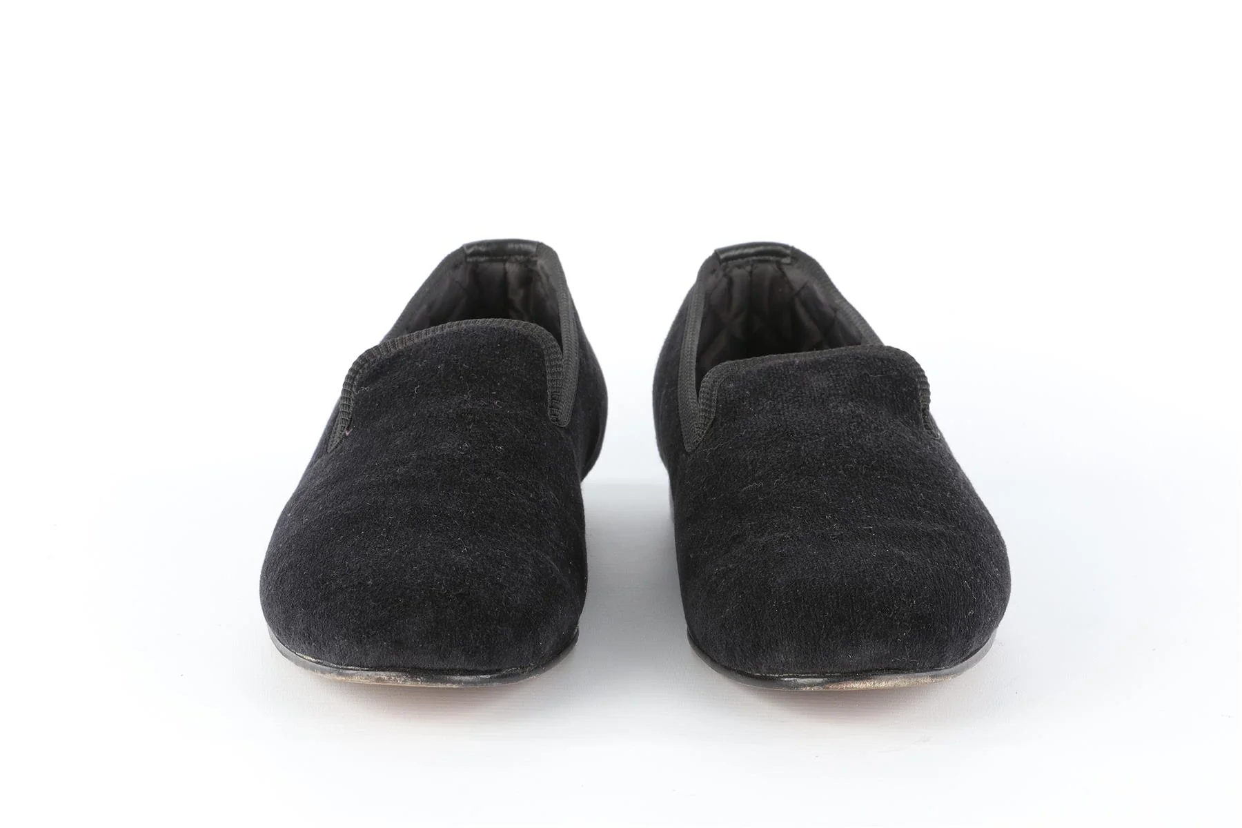 CROCKETT & JONES BLACK MEN'S VELVET LOAFERS EU 41.5 UK 7.5 US 8.5 - Image 3