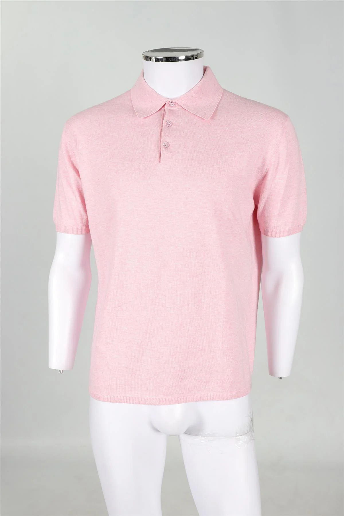 CRUCIANI PINK MEN'S COTTON POLO SHIRT IT 52 UK 42 - Image 2