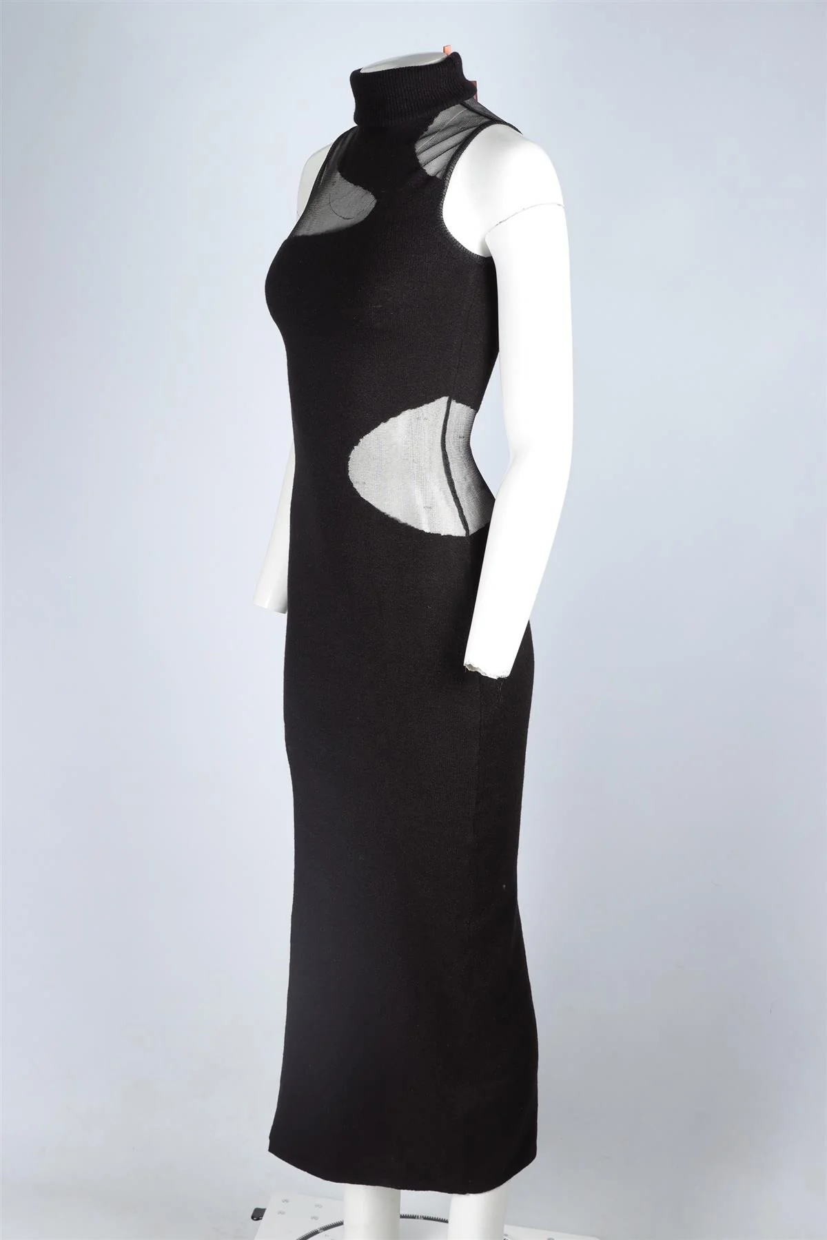 CULT GAIA BLACK KNIT MAXI DRESS XSMALL - Image 3