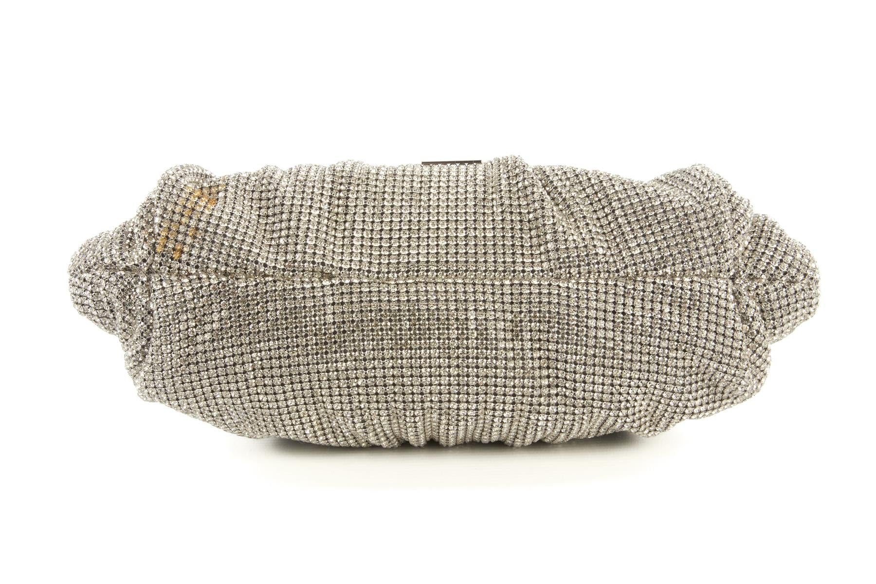 CULT GAIA SILVER JAALA CRYSTAL CLUTCH - Image 7