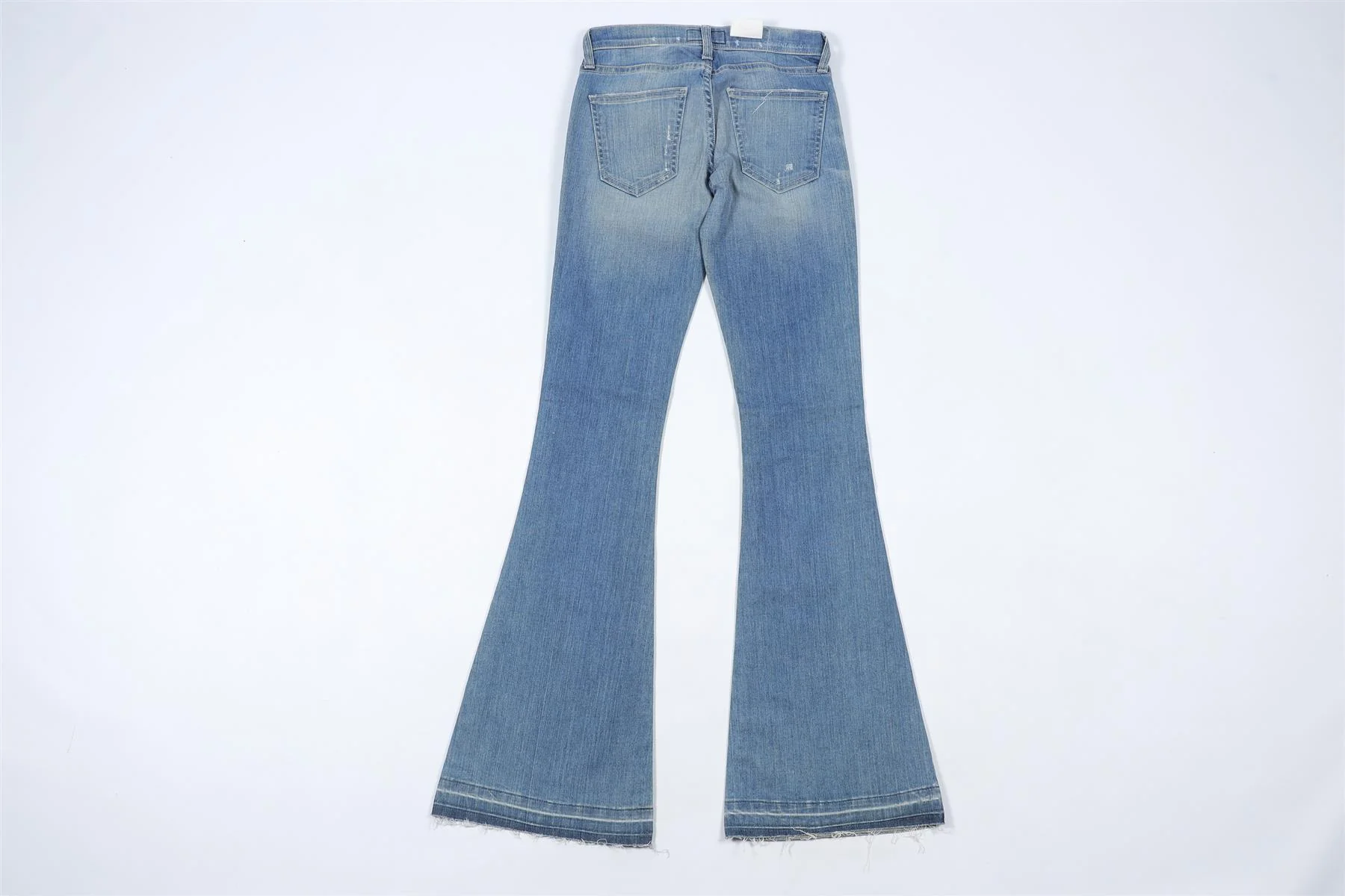 CURRENT/ELLIOTT BLUE MID RISE SKINNY JEANS W24 UK 6 - Image 4