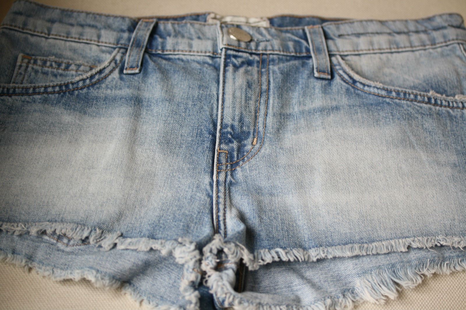 CURRENT ELLIOTT CONCERT DENIM SHORTS W27 UK 8/10 - Image 5