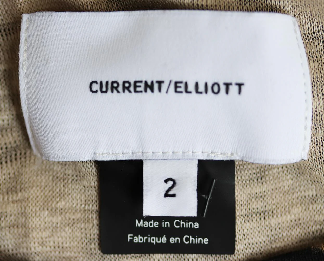 CURRENT/ELLIOTT CRYSTAL LEOPARD PRINT LINEN MINI DRESS MEDIUM - Image 5