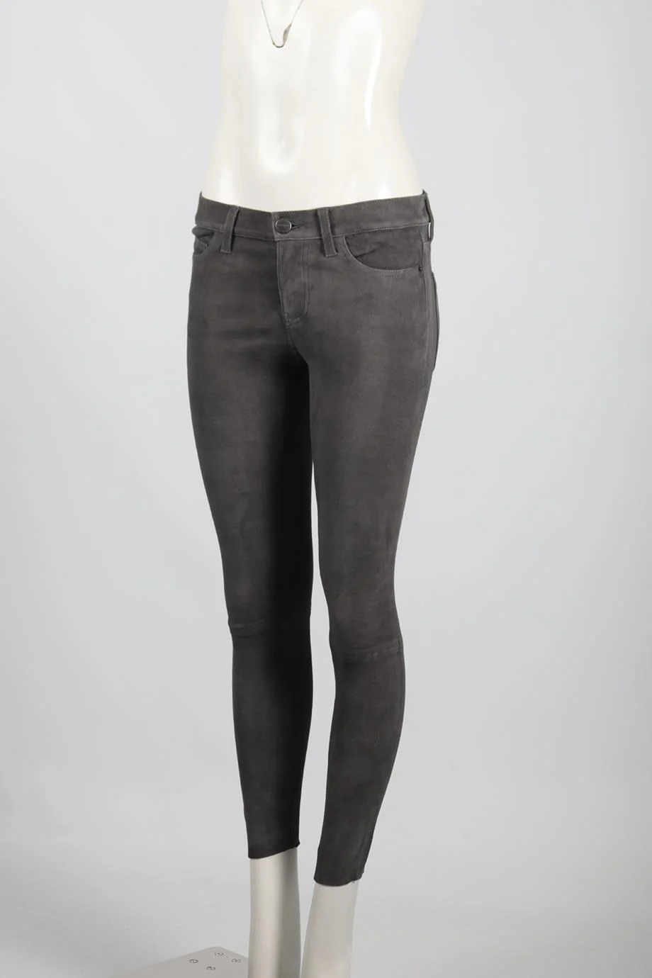 CURRENT/ELLIOTT SUEDE SKINNY PANTS W27 UK 8-10 - Image 3