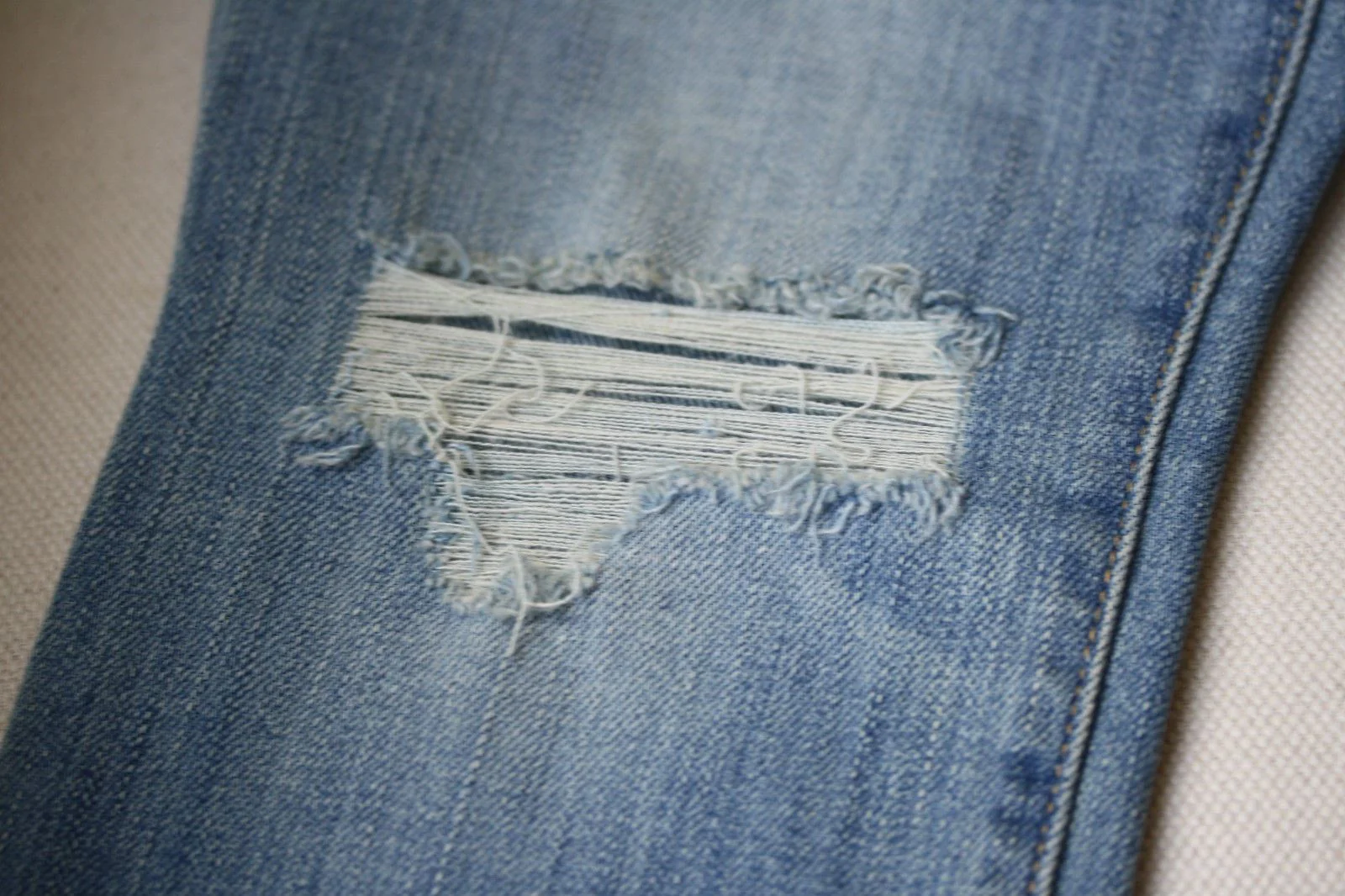 CURRENT ELLIOTT THE SILVERLAKE ZIP BLUE JEANS W27 UK 8/10 - Image 5