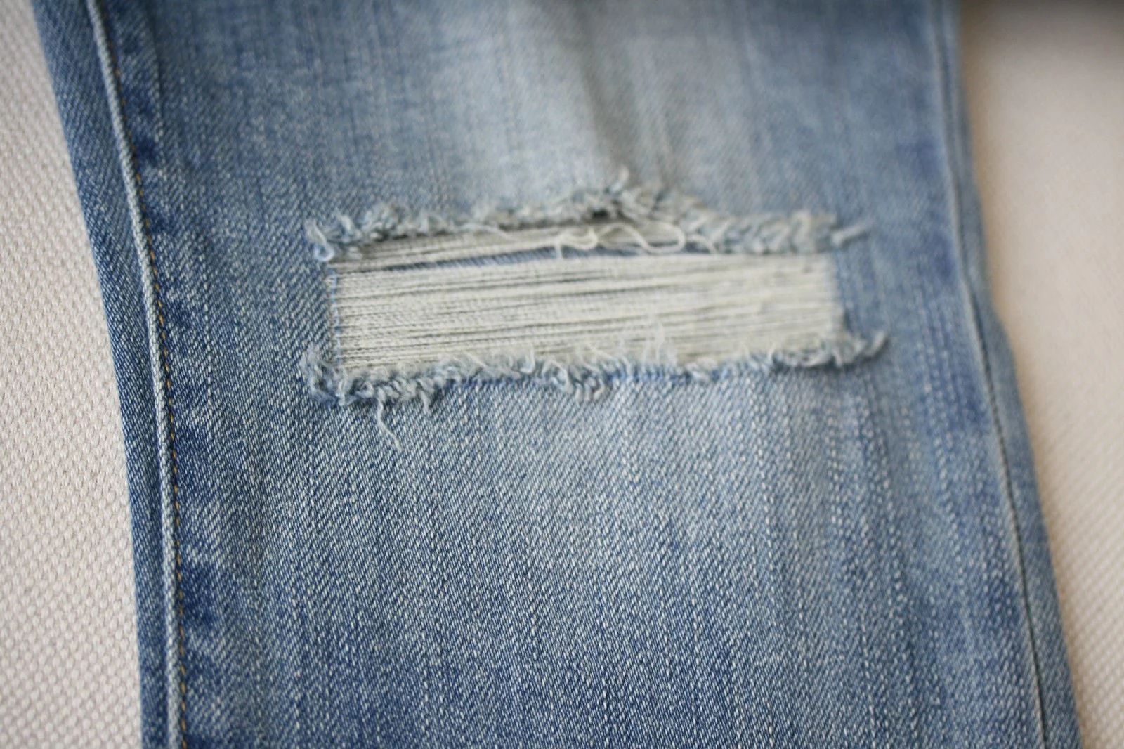 CURRENT ELLIOTT THE SILVERLAKE ZIP BLUE JEANS W27 UK 8/10 - Image 7