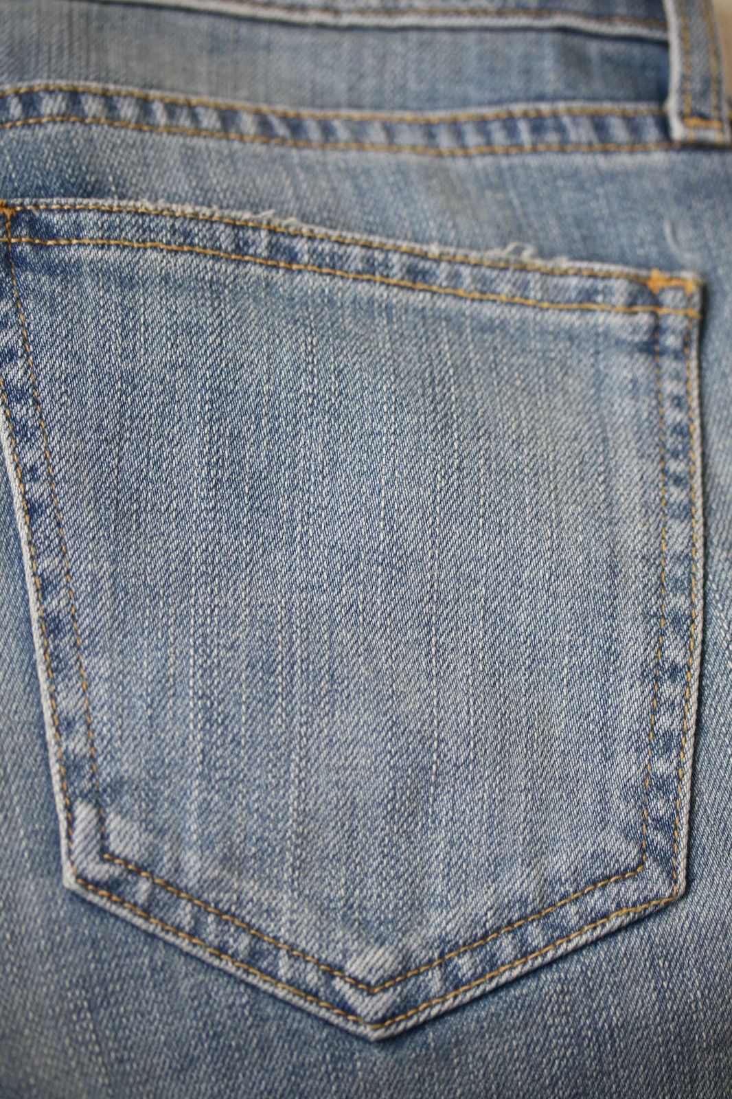 CURRENT ELLIOTT THE SILVERLAKE ZIP BLUE JEANS W27 UK 8/10 - Image 9