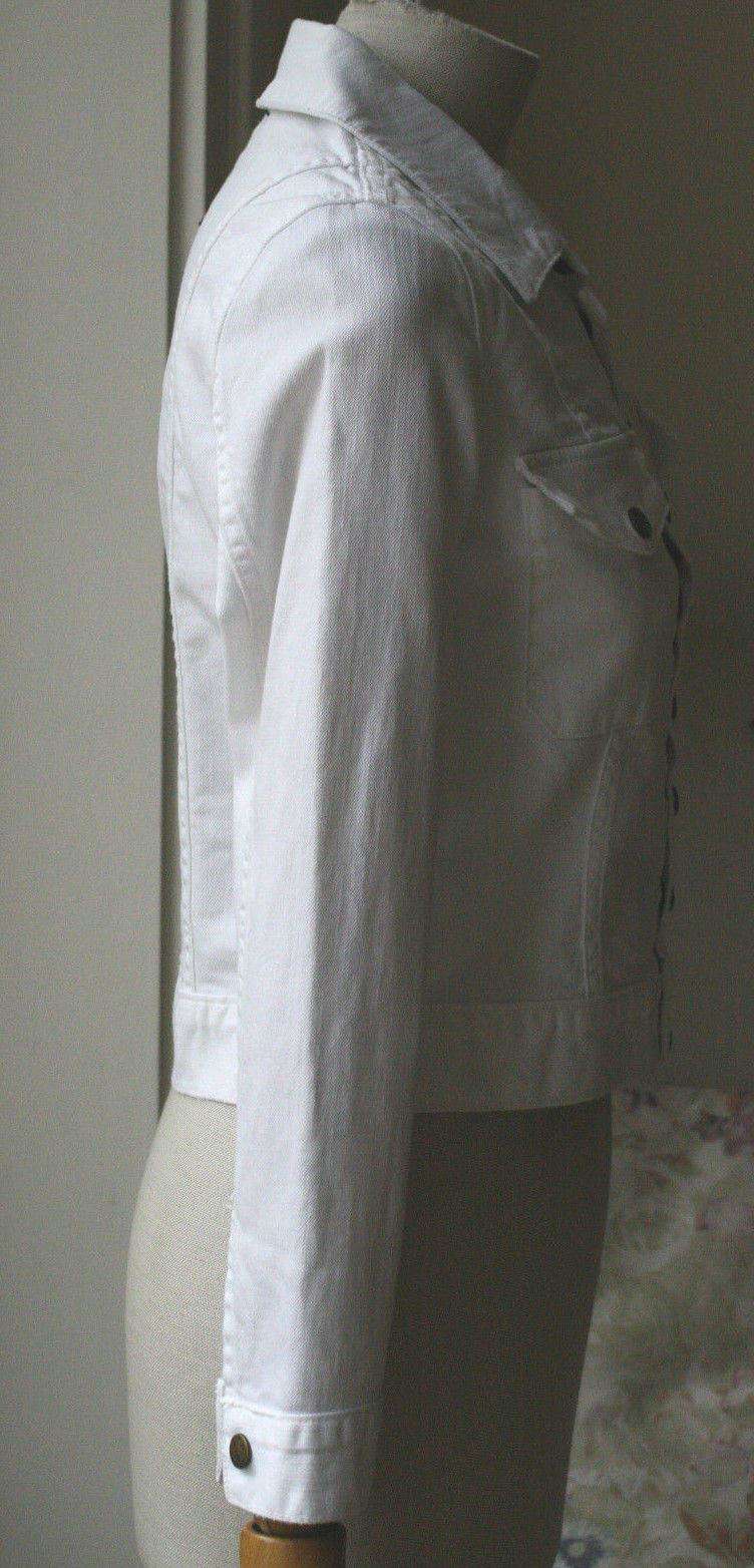 CURRENT/ELLIOTT THE SNAP JACKET IN SUGAR 1 UK 8 - Image 3