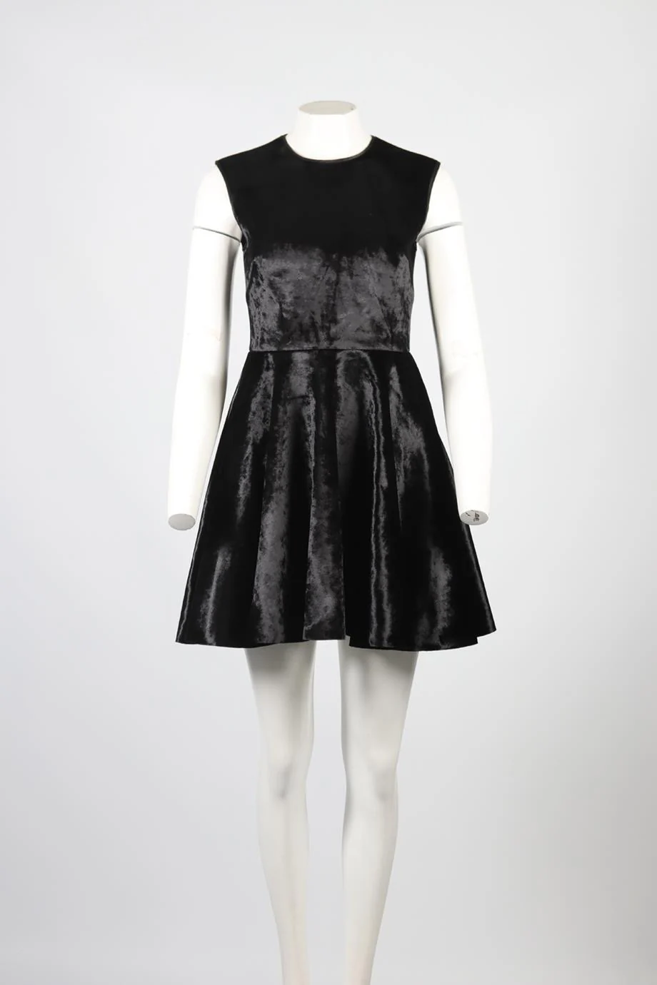 CUSHINE ET OCHS VELVET MINI DRESS US 2 UK 6 - Image 2