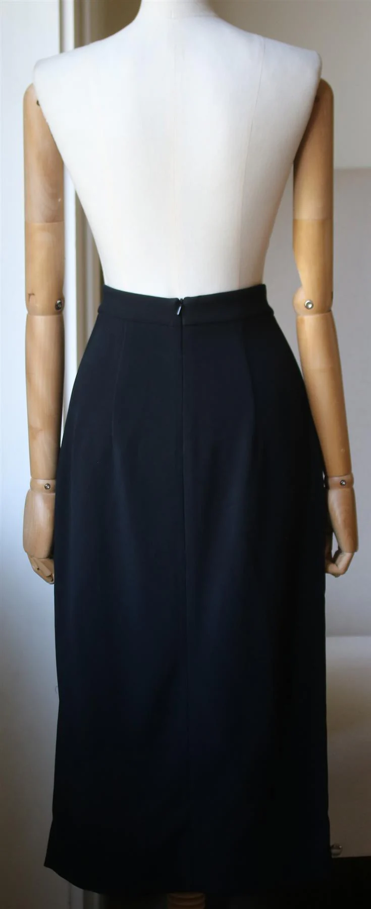 CUSHNIE ET OCHS BUTTON EMBELLISHED STRETCH CADY SKIRT US 4 UK 8 - Image 4