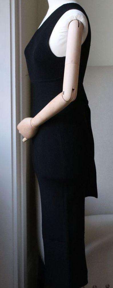 CUSHNIE ET OCHS ONE SHOULDER KNIT DRESS SMALL - Image 9