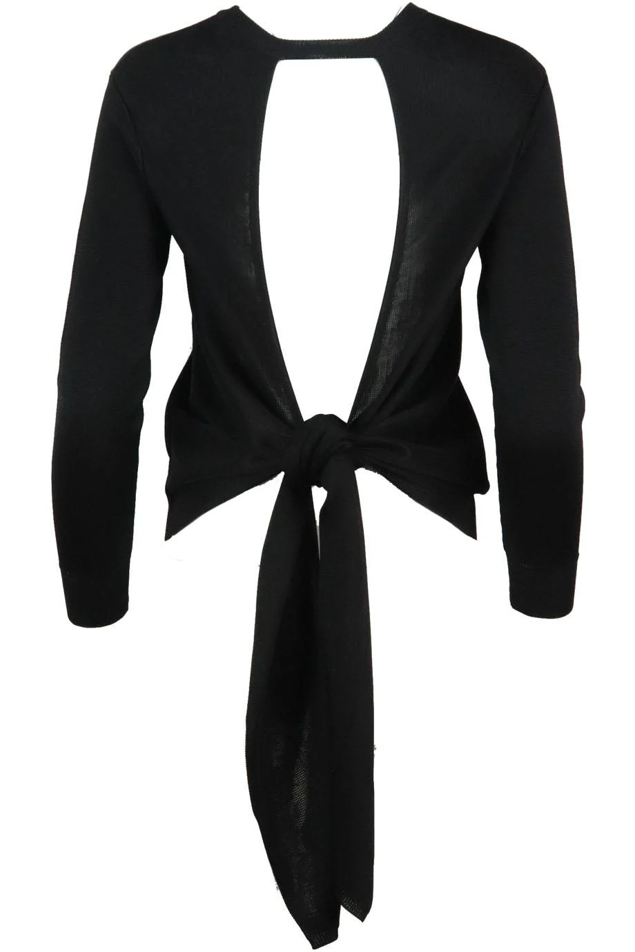 CUSHNIE ET OCHS OPEN BACK STRETCH KNIT SWEATER SMALL - Image 2