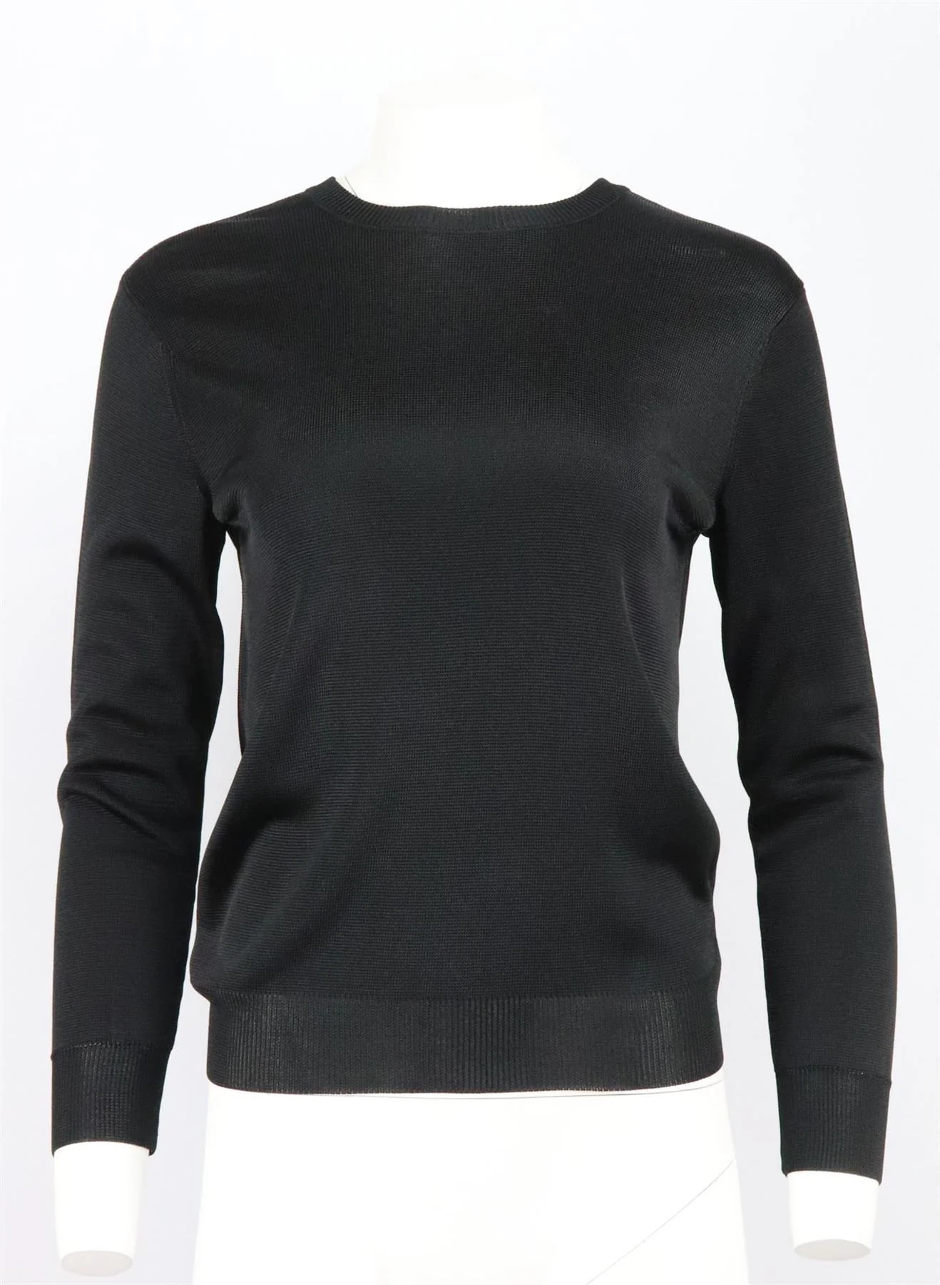 CUSHNIE ET OCHS OPEN BACK STRETCH KNIT SWEATER SMALL - Image 3