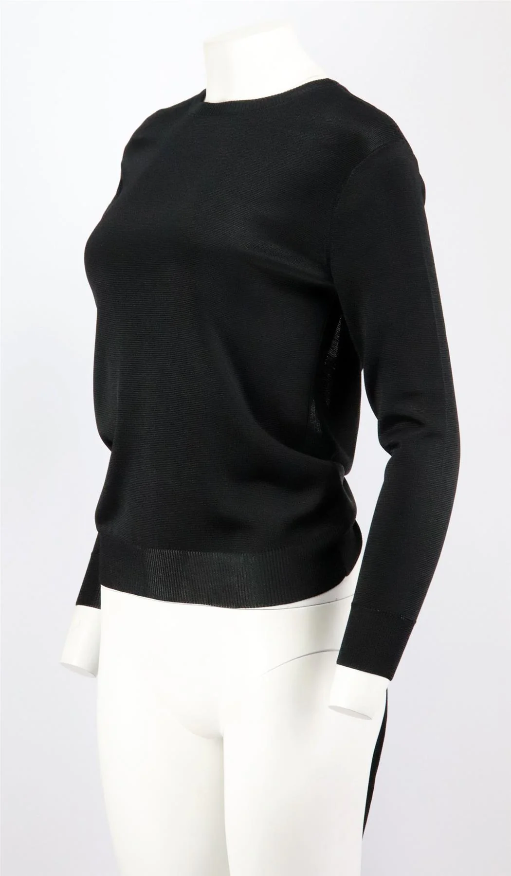 CUSHNIE ET OCHS OPEN BACK STRETCH KNIT SWEATER SMALL - Image 4