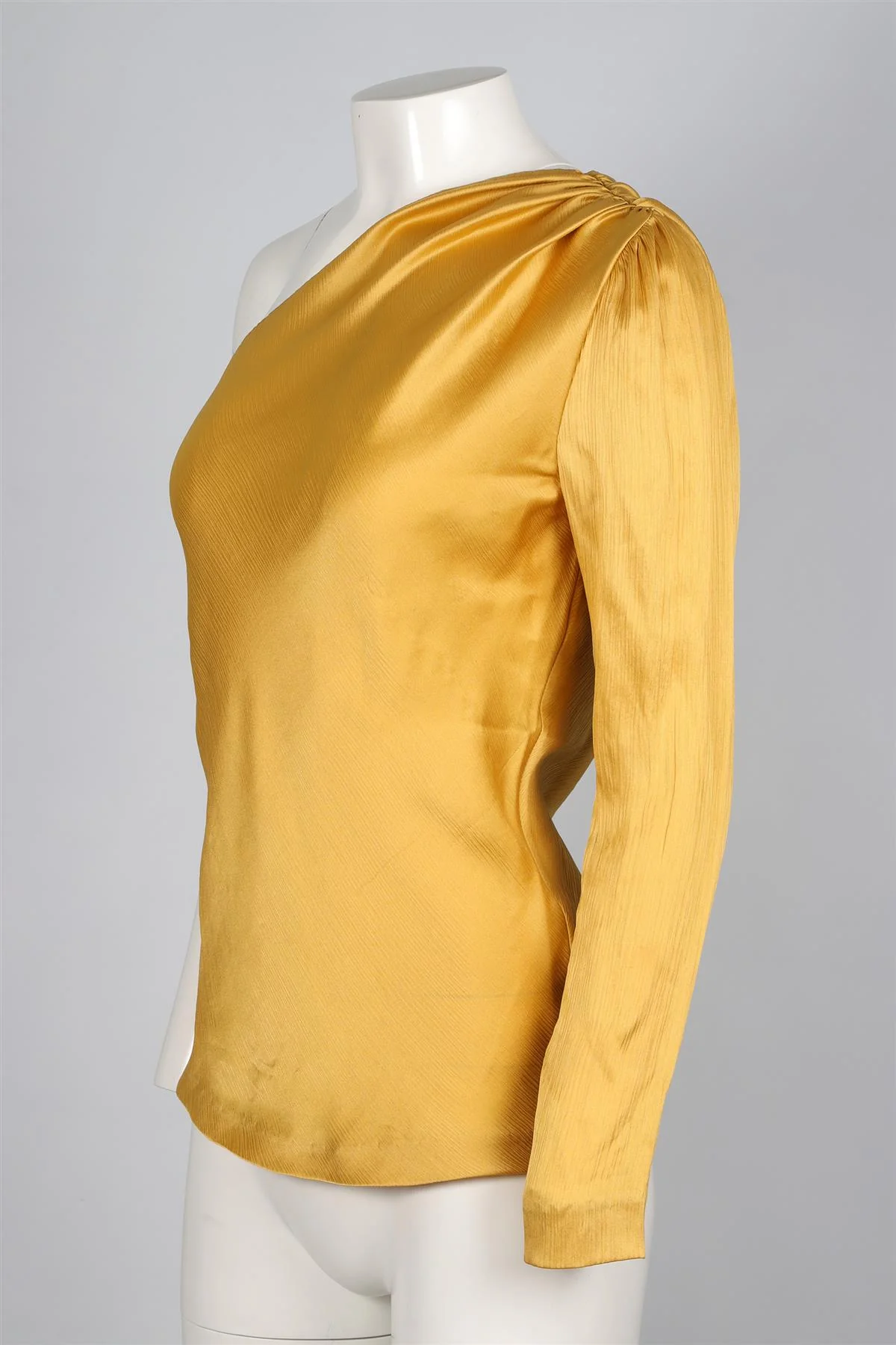 CUSHNIE ET OCHS YELLOW SILK TOP US 2 UK 6 - Image 3
