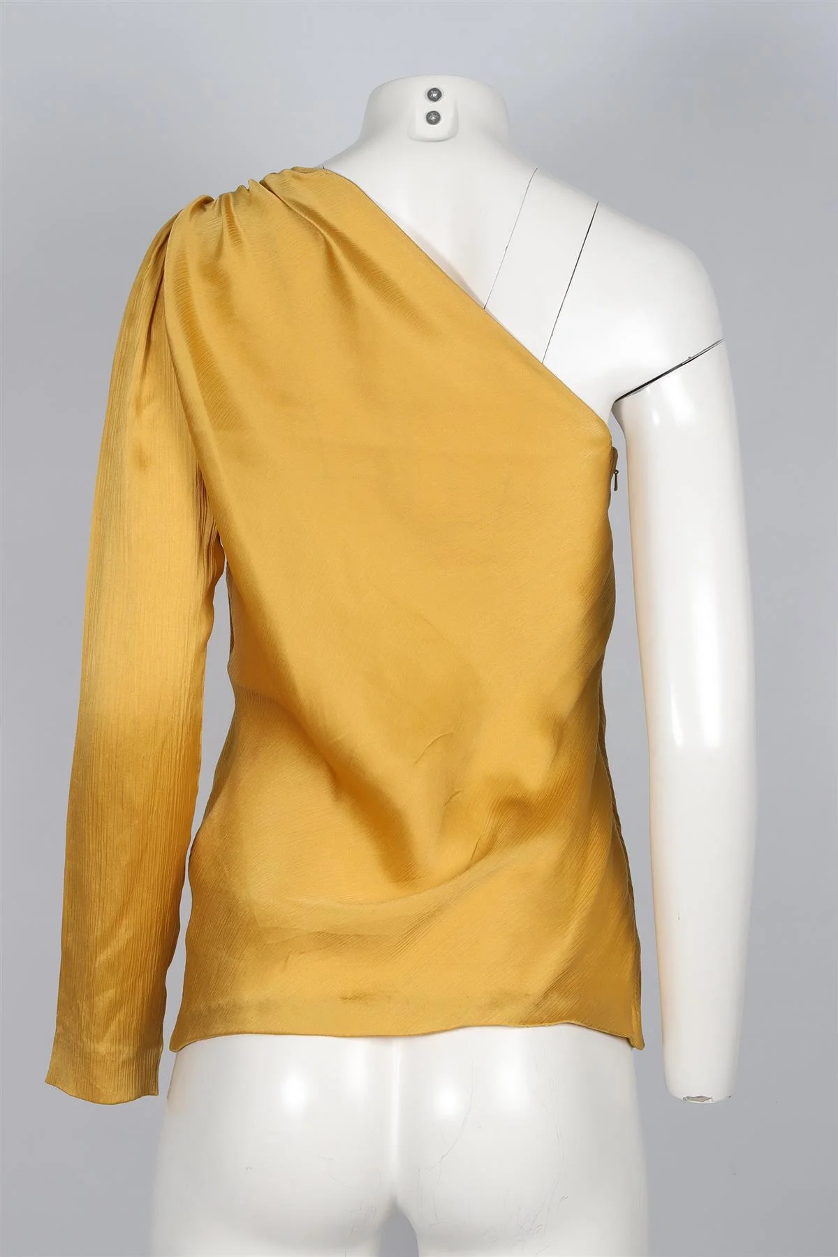 CUSHNIE ET OCHS YELLOW SILK TOP US 2 UK 6 - Image 4