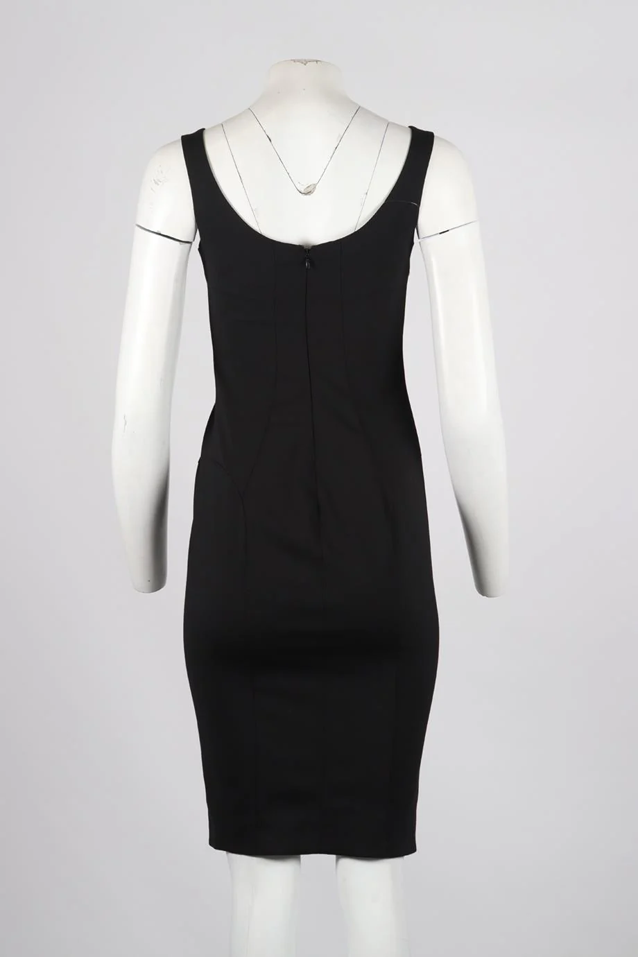 D&G BY DOLCE & GABBANA CREPE MINI DRESS IT 40 UK 8 - Image 4