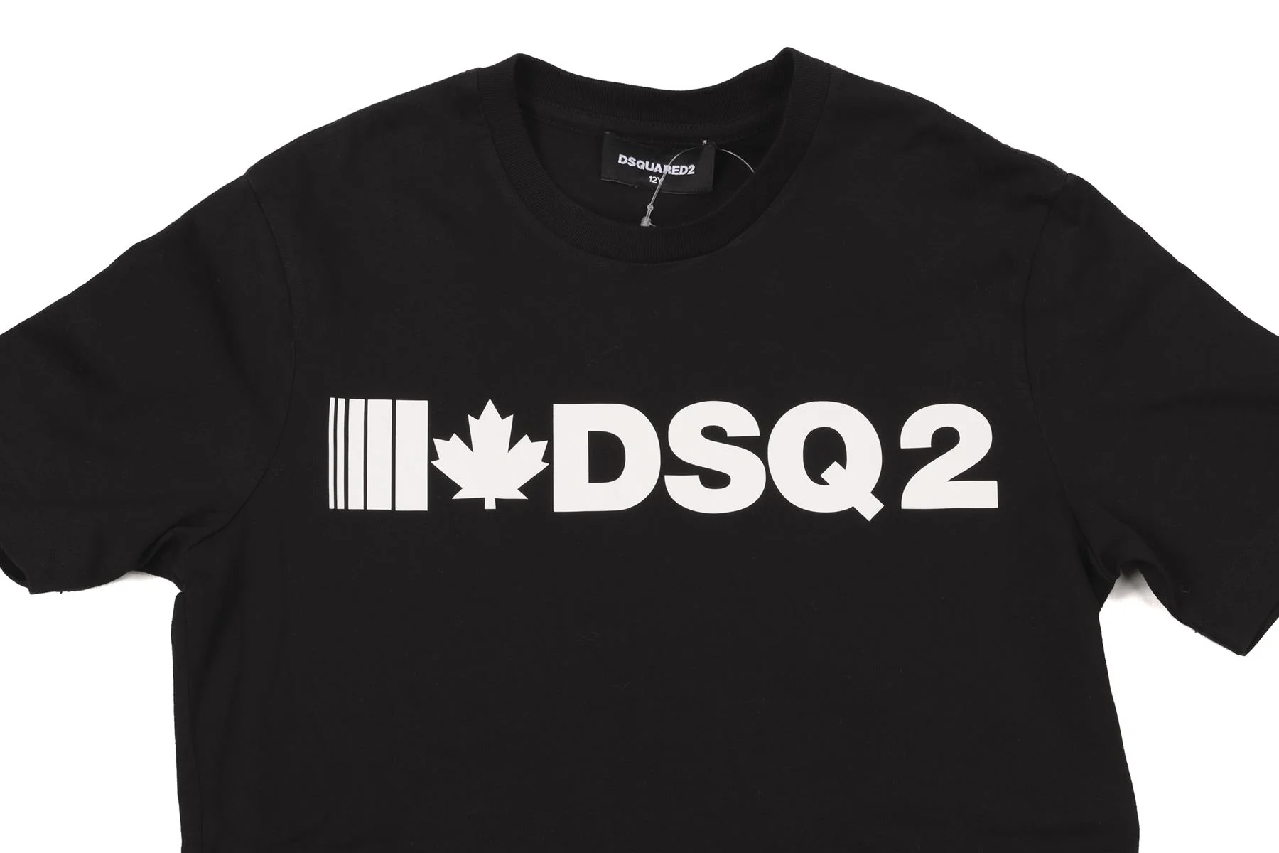 D SQUARED BLACK KIDS BOYS T-SHIRT 12 YEARS - Image 3