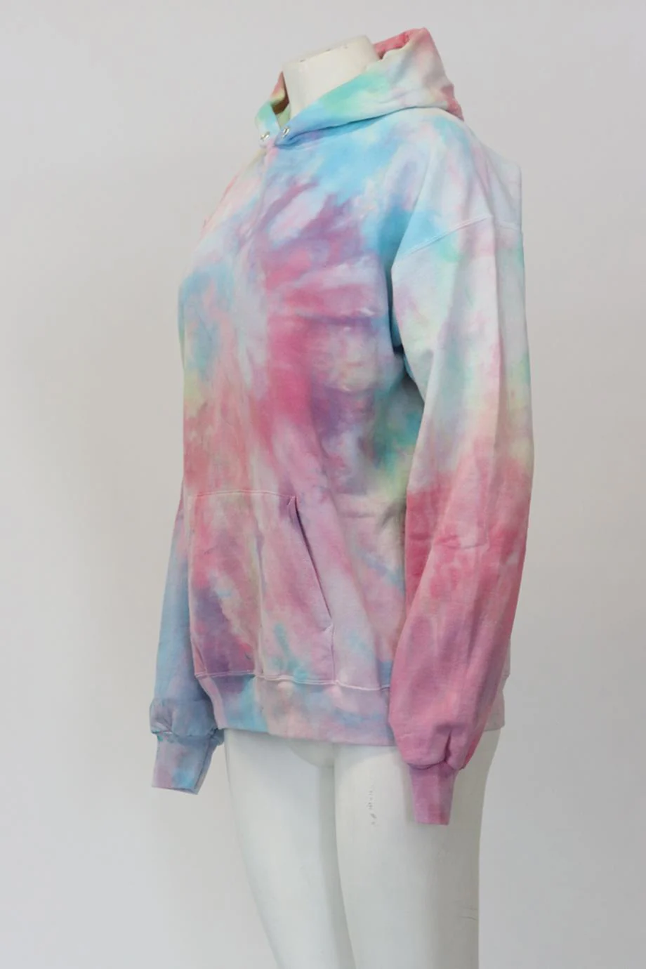 DANNIJO TIE DYED COTTON JERSEY HOODIE LARGE - Image 3