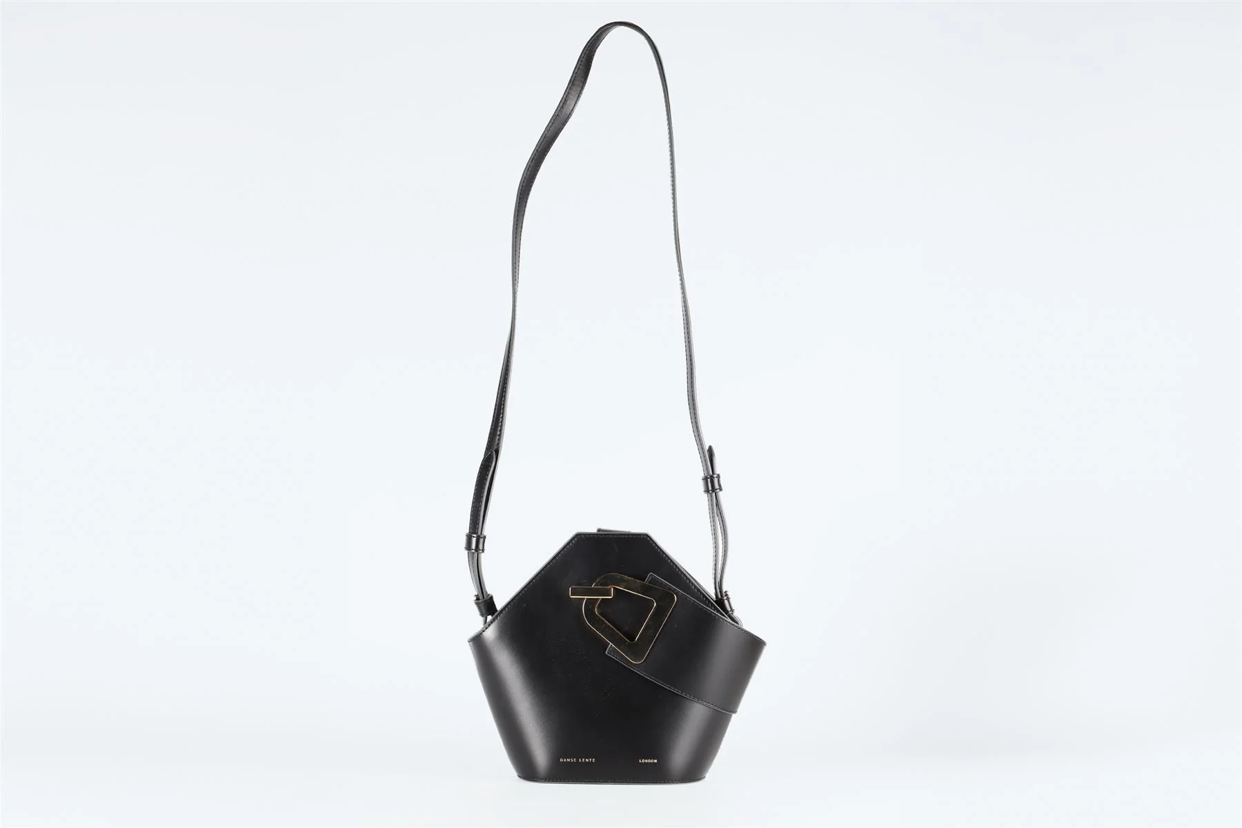 DANSE LENTE BLACK LEATHER TOTE BAG - Image 3