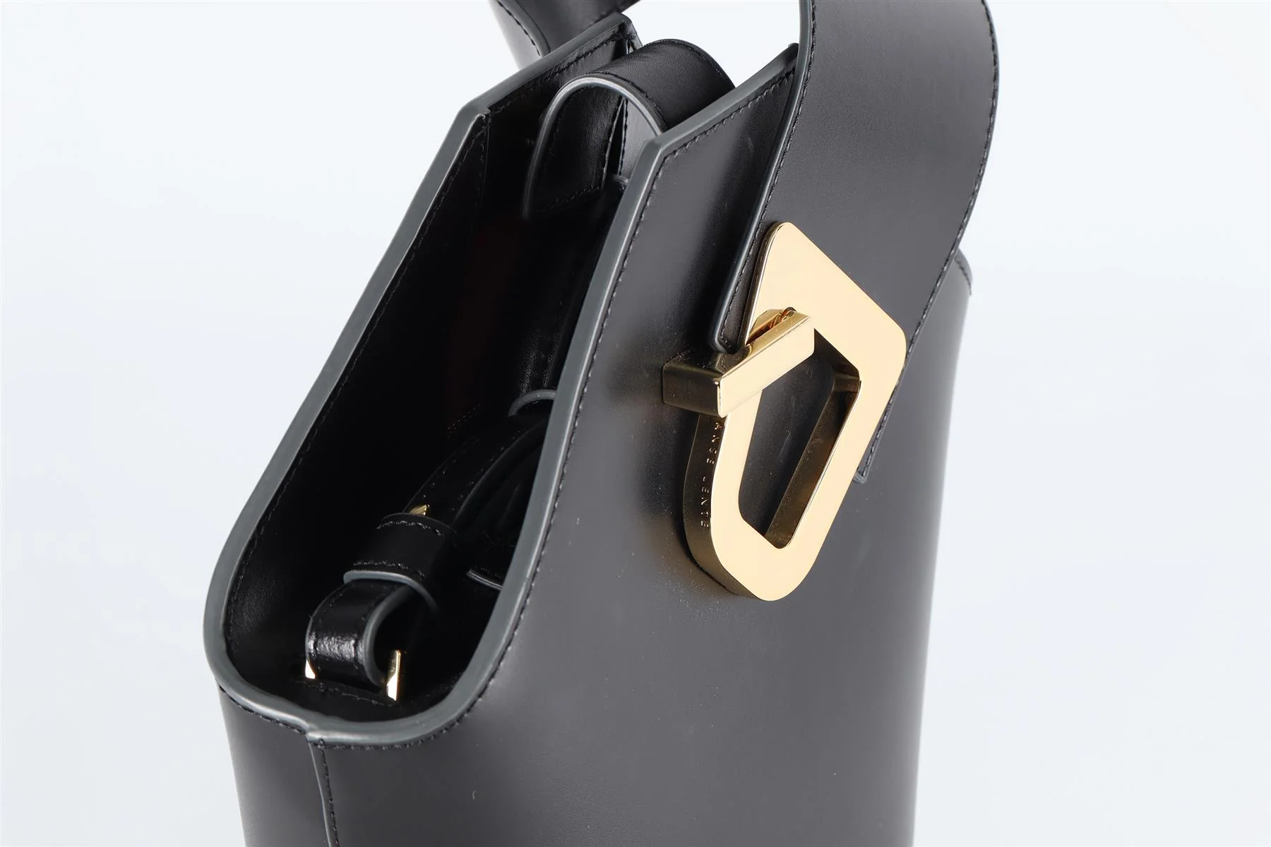 DANSE LENTE BLACK LEATHER TOTE BAG - Image 9