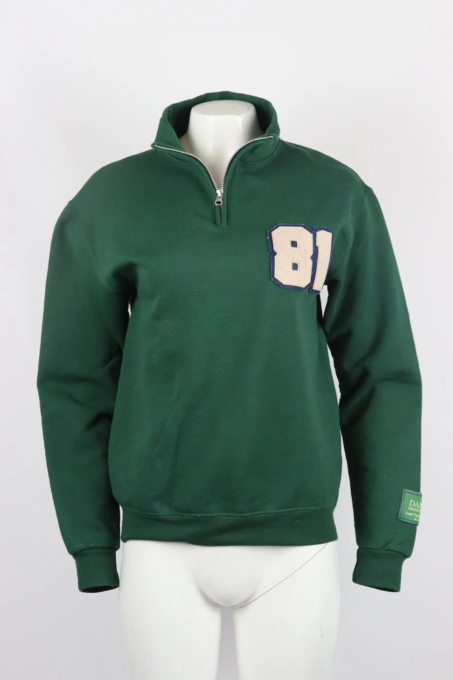 DANZY APPLIQUÉD COTTON JERSEY SWEATSHIRT SMALL - Image 2
