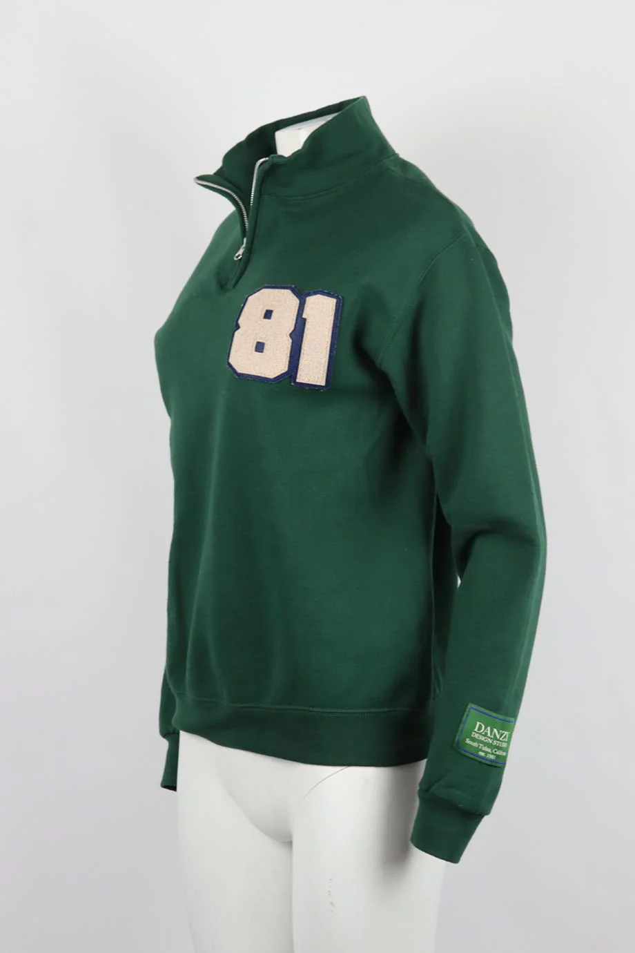 DANZY APPLIQUÉD COTTON JERSEY SWEATSHIRT SMALL - Image 3
