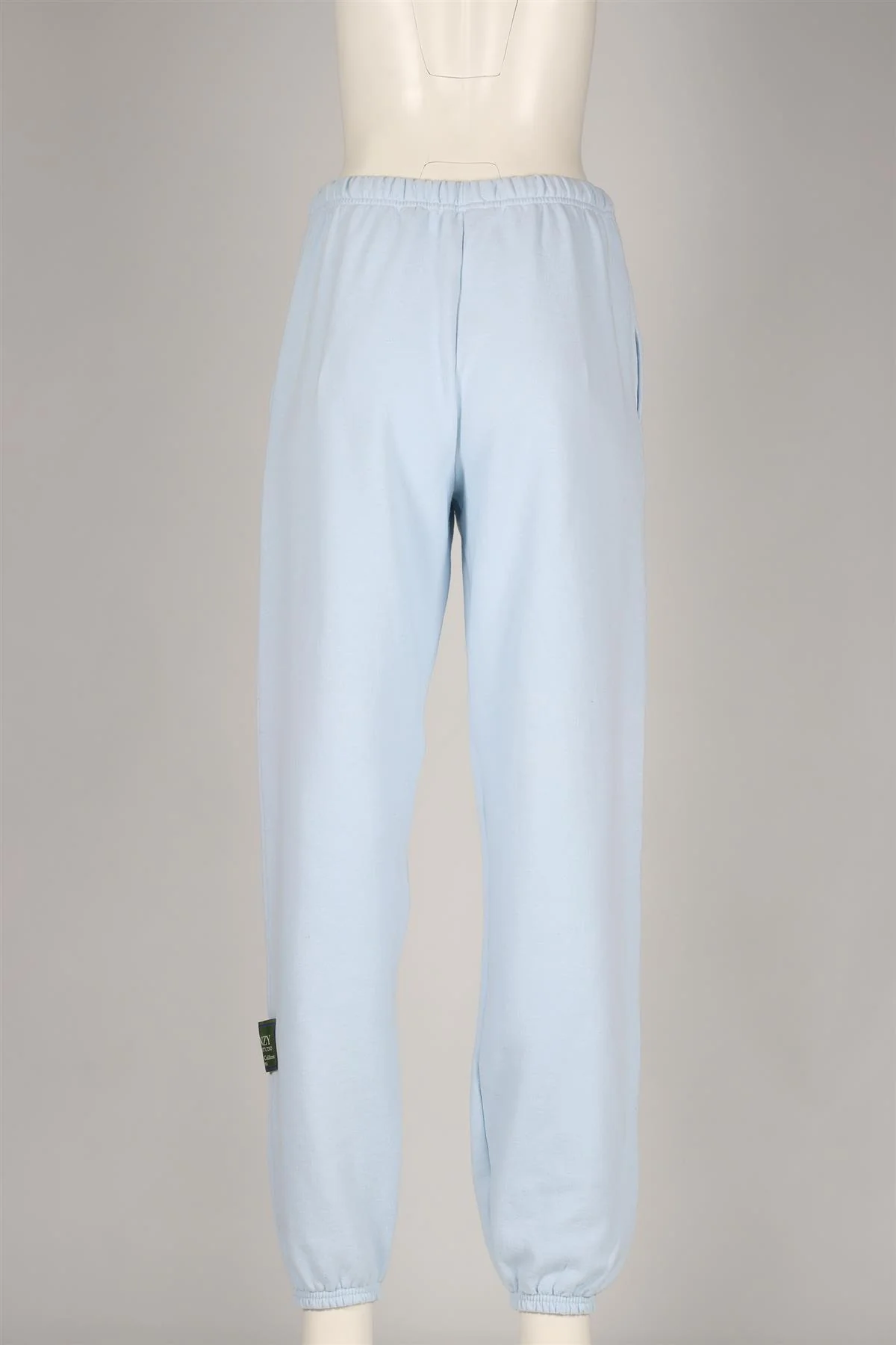 DANZY BLUE COTTON BLEND TRACK PANTS MEDIUM - Image 4