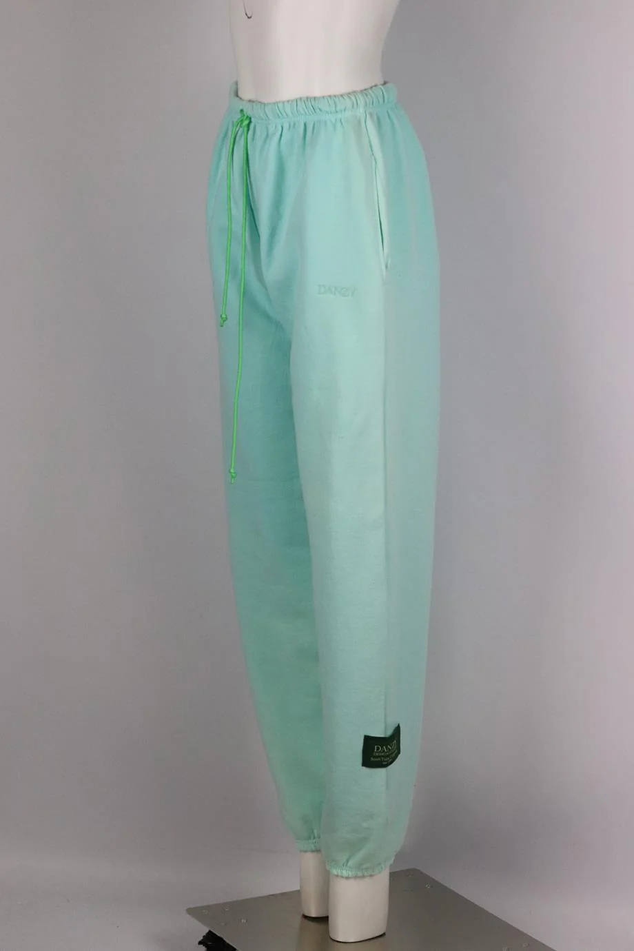 DANZY EMBROIDERED COTTON JERSEY TRACK PANTS SMALL - Image 3