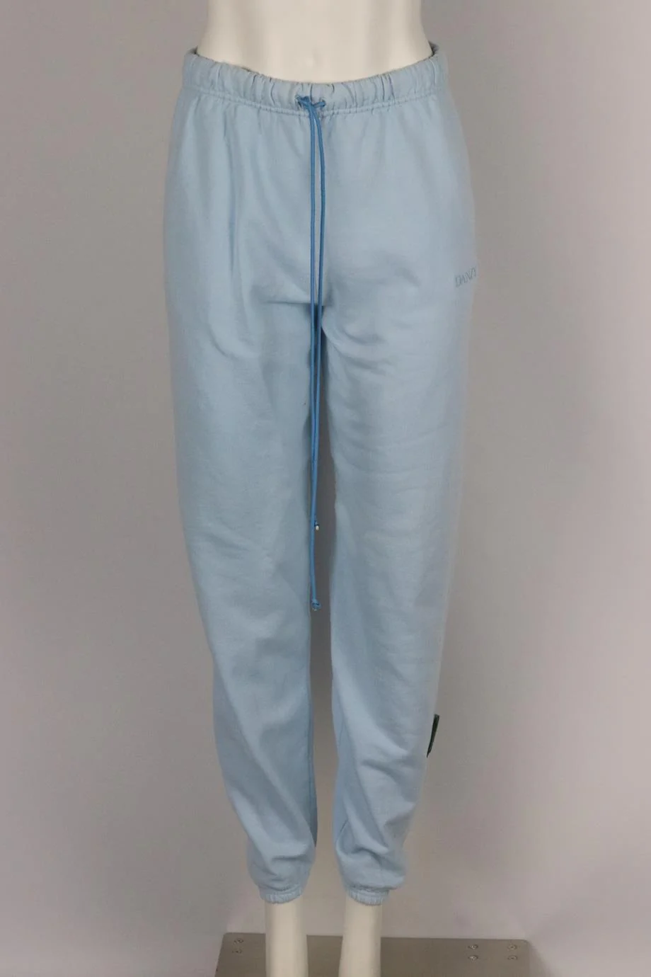 DANZY EMBROIDERED COTTON JERSEY TRACK PANTS SMALL - Image 2
