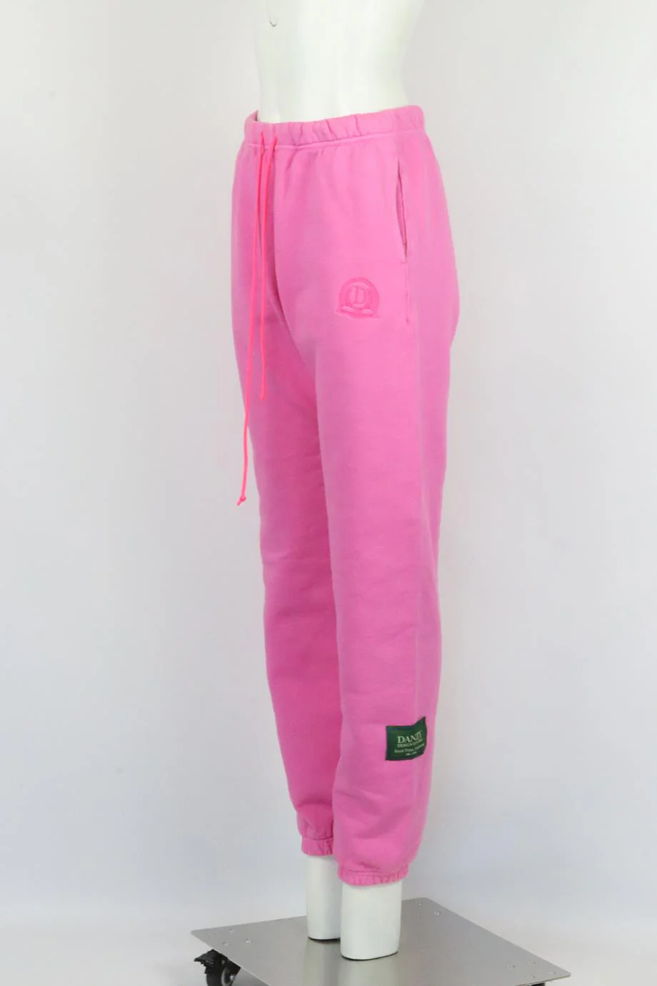 DANZY EMBROIDERED COTTON JERSEY TRACK PANTS SMALL - Image 3