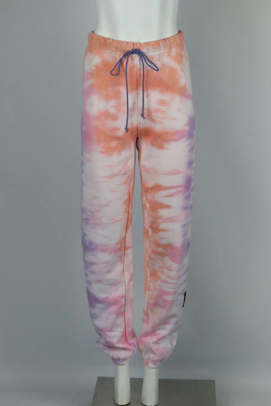 DANZY TIE DYED COTTON JERSEY TRACK PANTS SMALL - Image 2