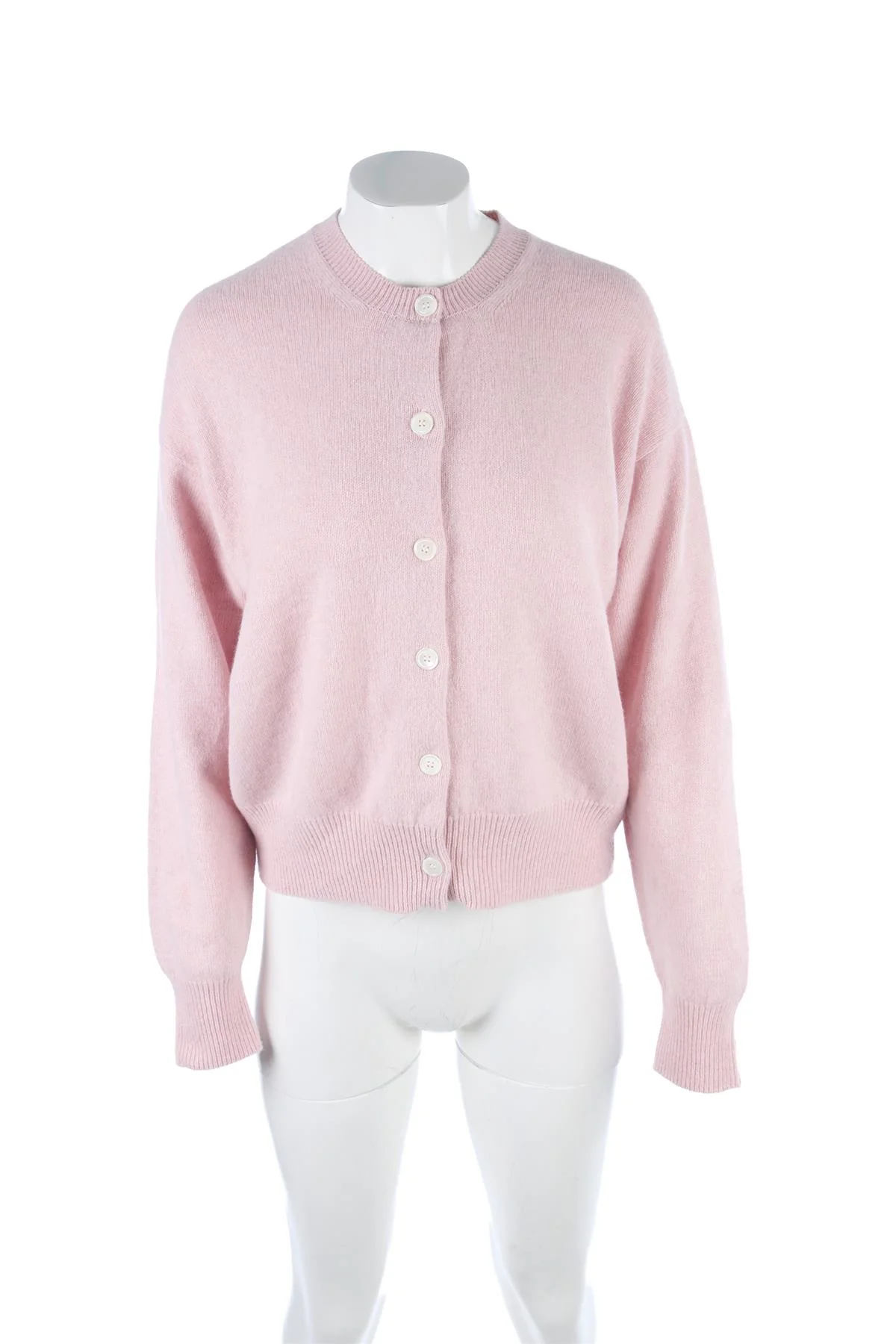 &DAUGHTER PINK WOOL CARDIGAN LARGE - Image 2