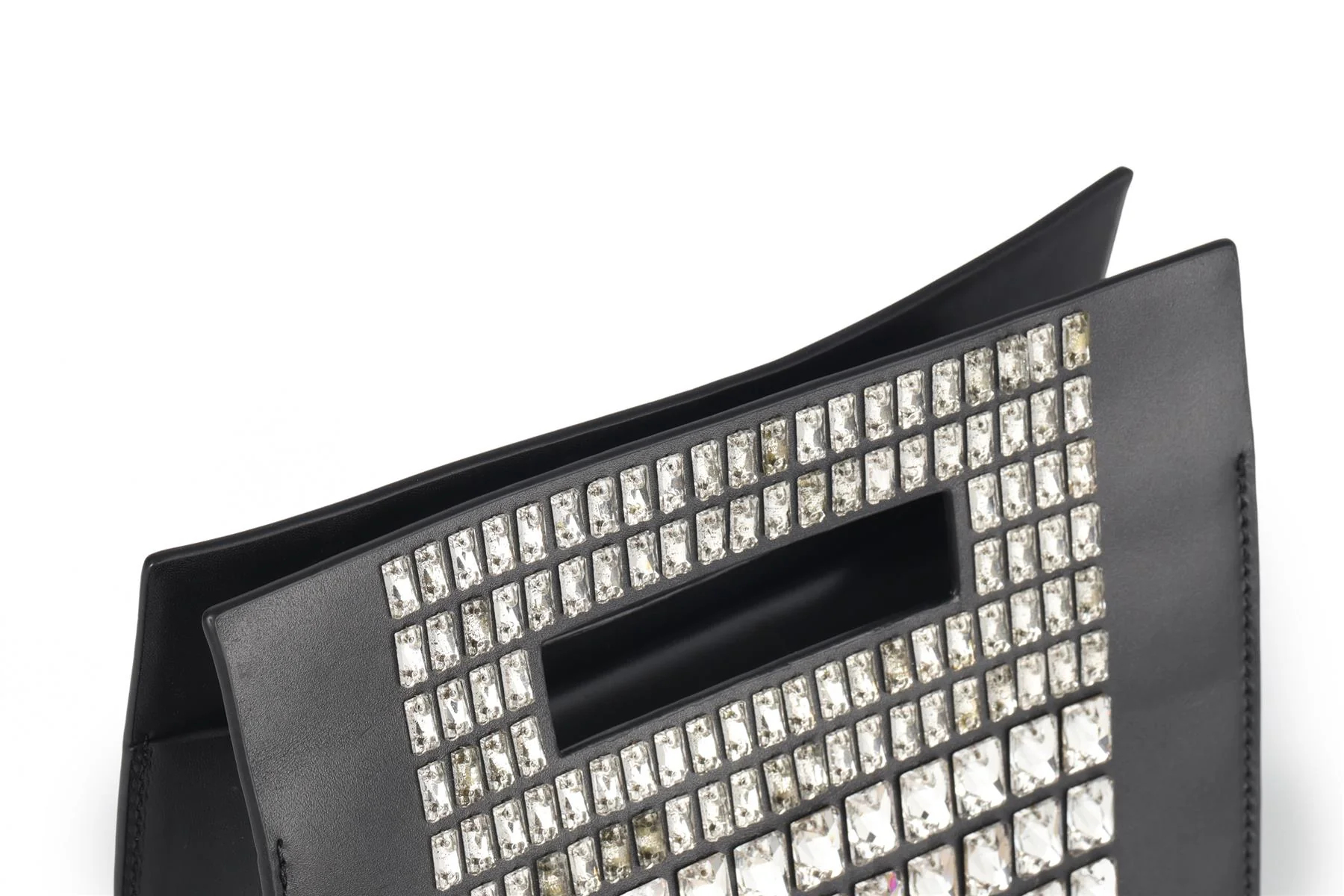 DAVID KOMA BLACK LEATHER SHOULDER BAG - Image 10