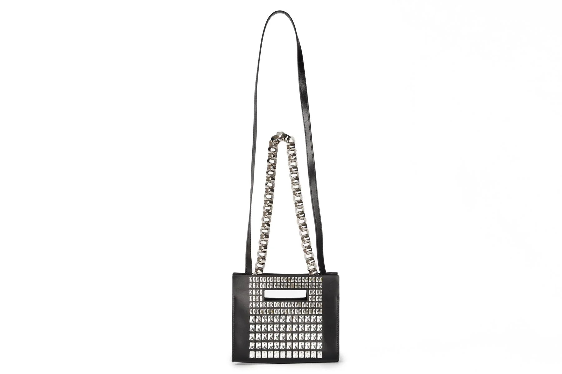 DAVID KOMA BLACK LEATHER SHOULDER BAG - Image 3