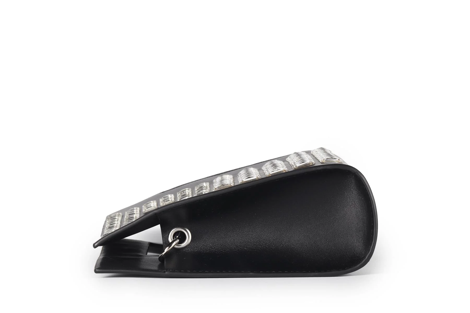 DAVID KOMA BLACK LEATHER SHOULDER BAG - Image 5