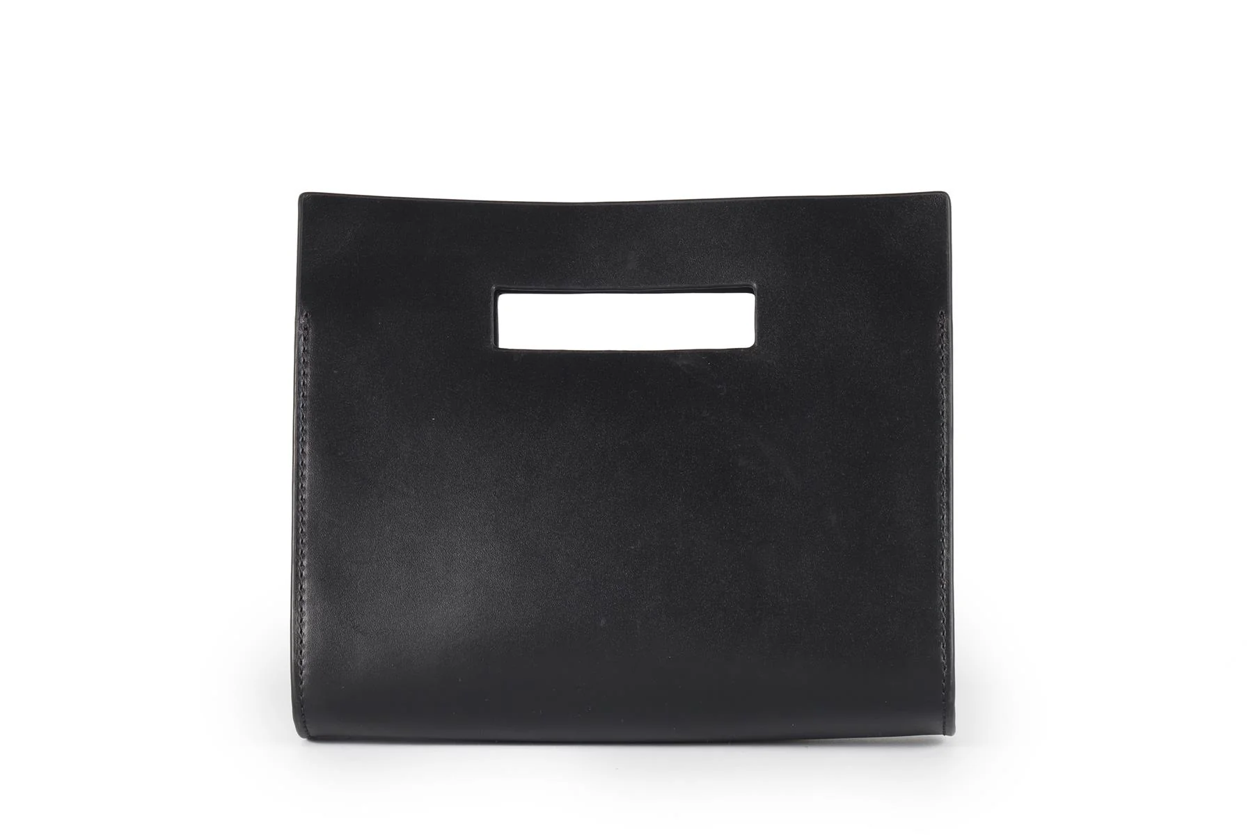DAVID KOMA BLACK LEATHER SHOULDER BAG - Image 7