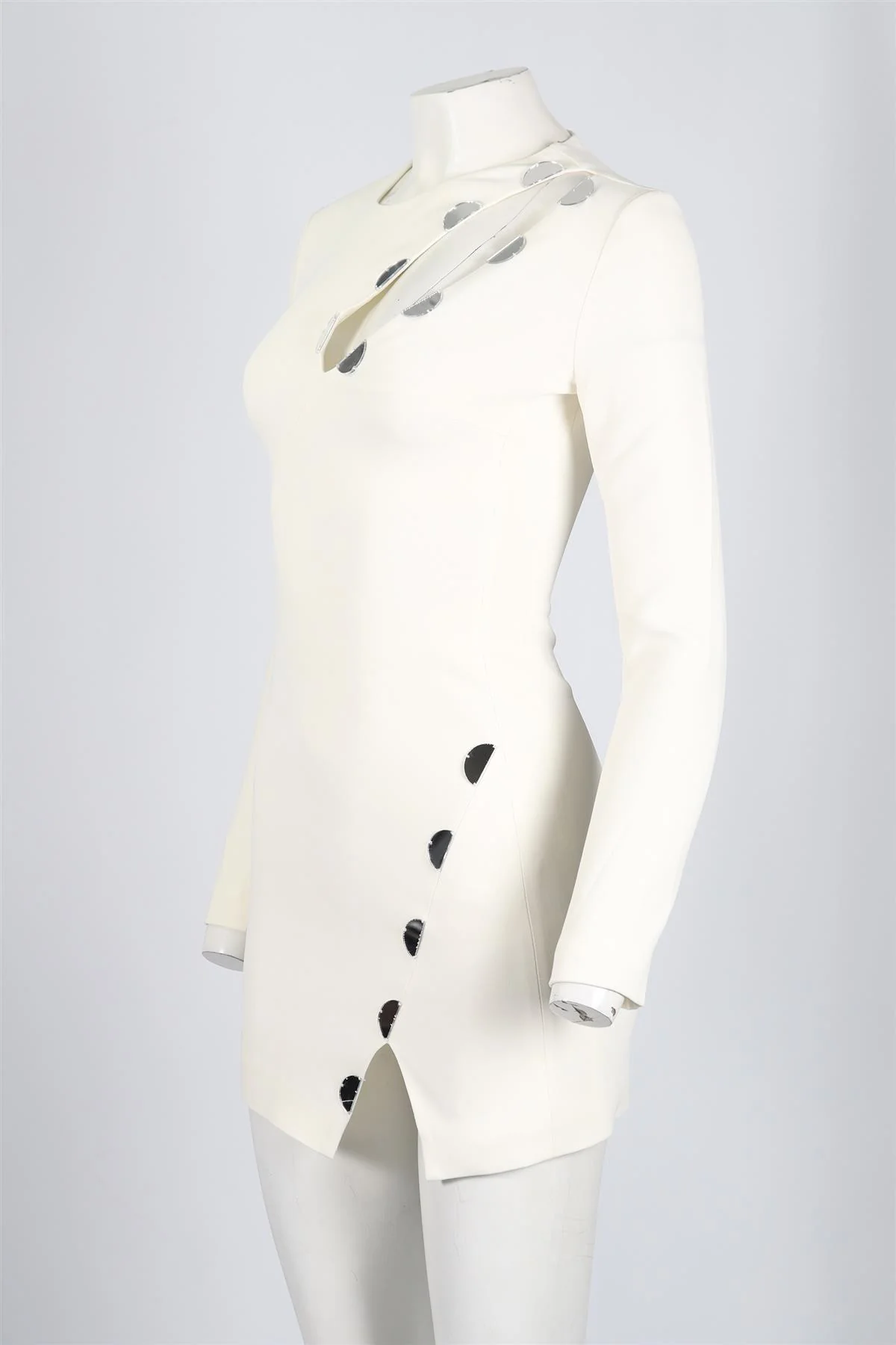 DAVID KOMA CREPE MINI DRESS UK 8 - Image 3