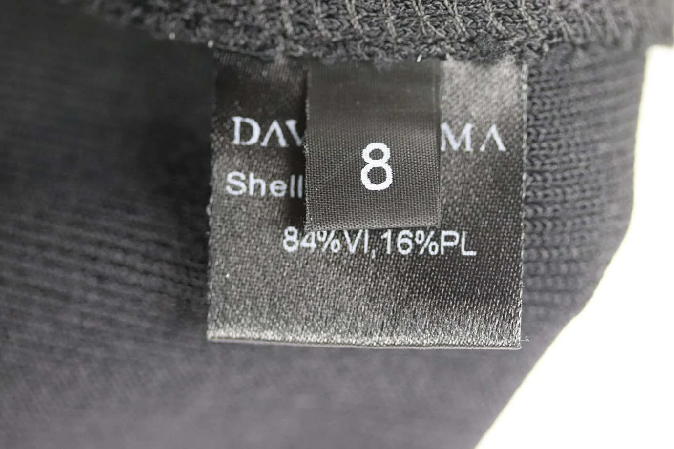 DAVID KOMA CUTOUT STRETCH KNIT TOP UK 8 - Image 6